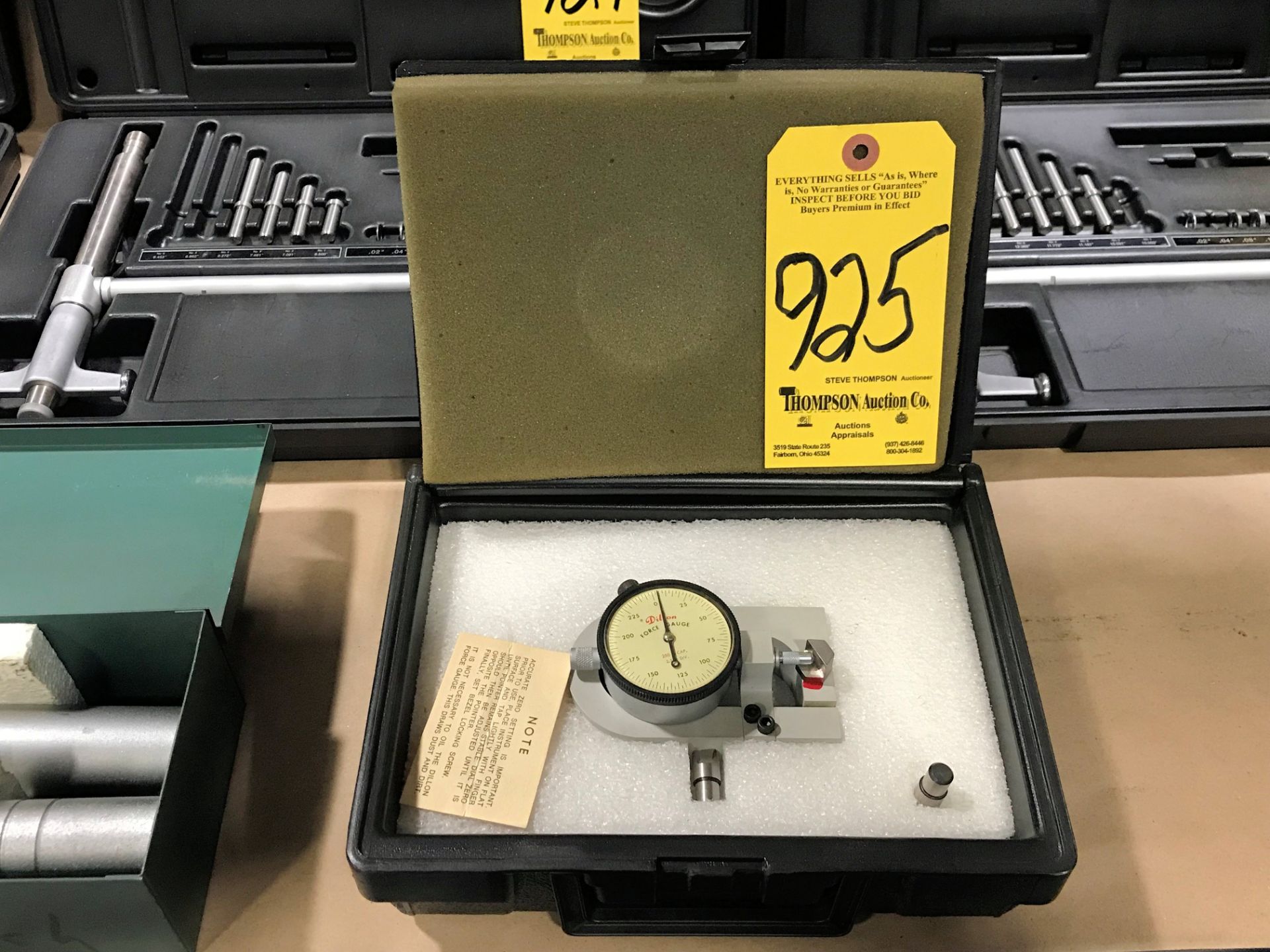 Dillon 250-Lbs. Capacity Dial Force Gage with Case