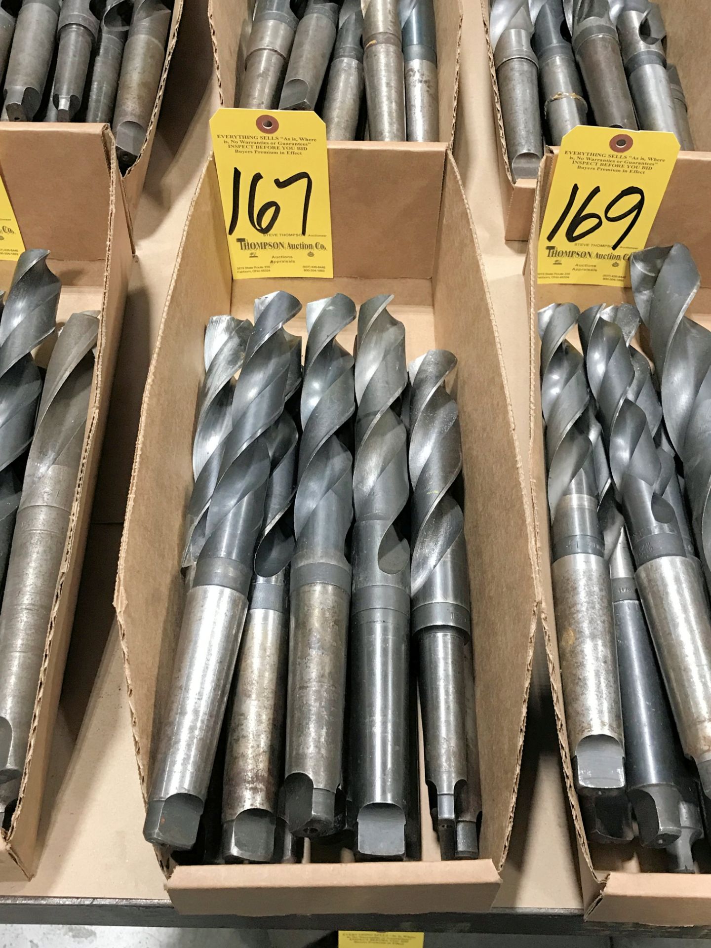 Lot-Taper Shank Drill Bits in (1) Box