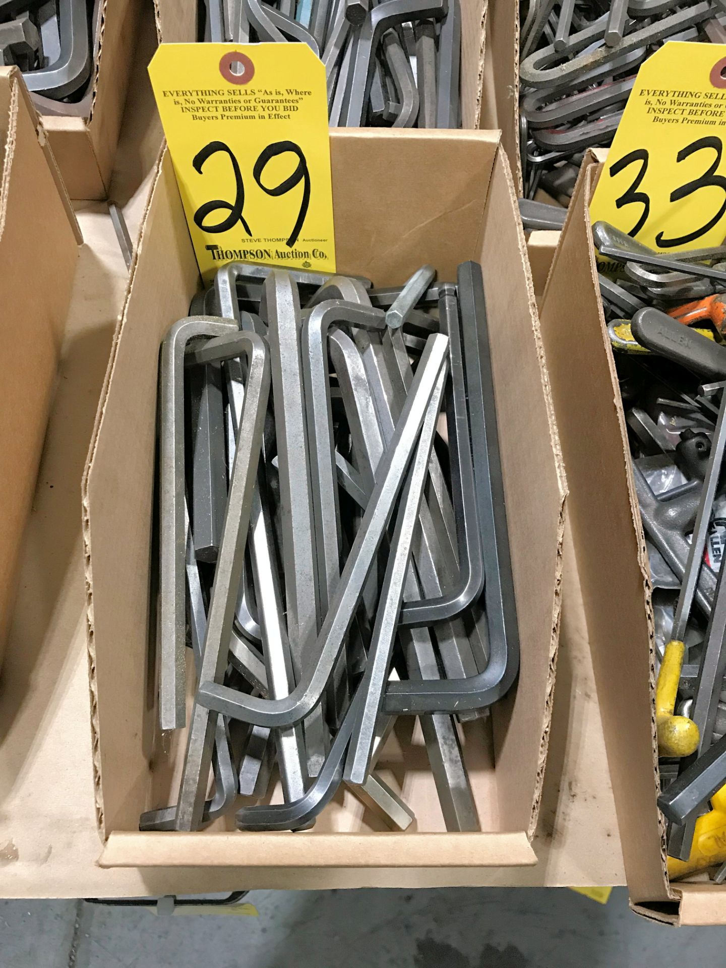 Lot-Allen Wrenches in (1) Boxes