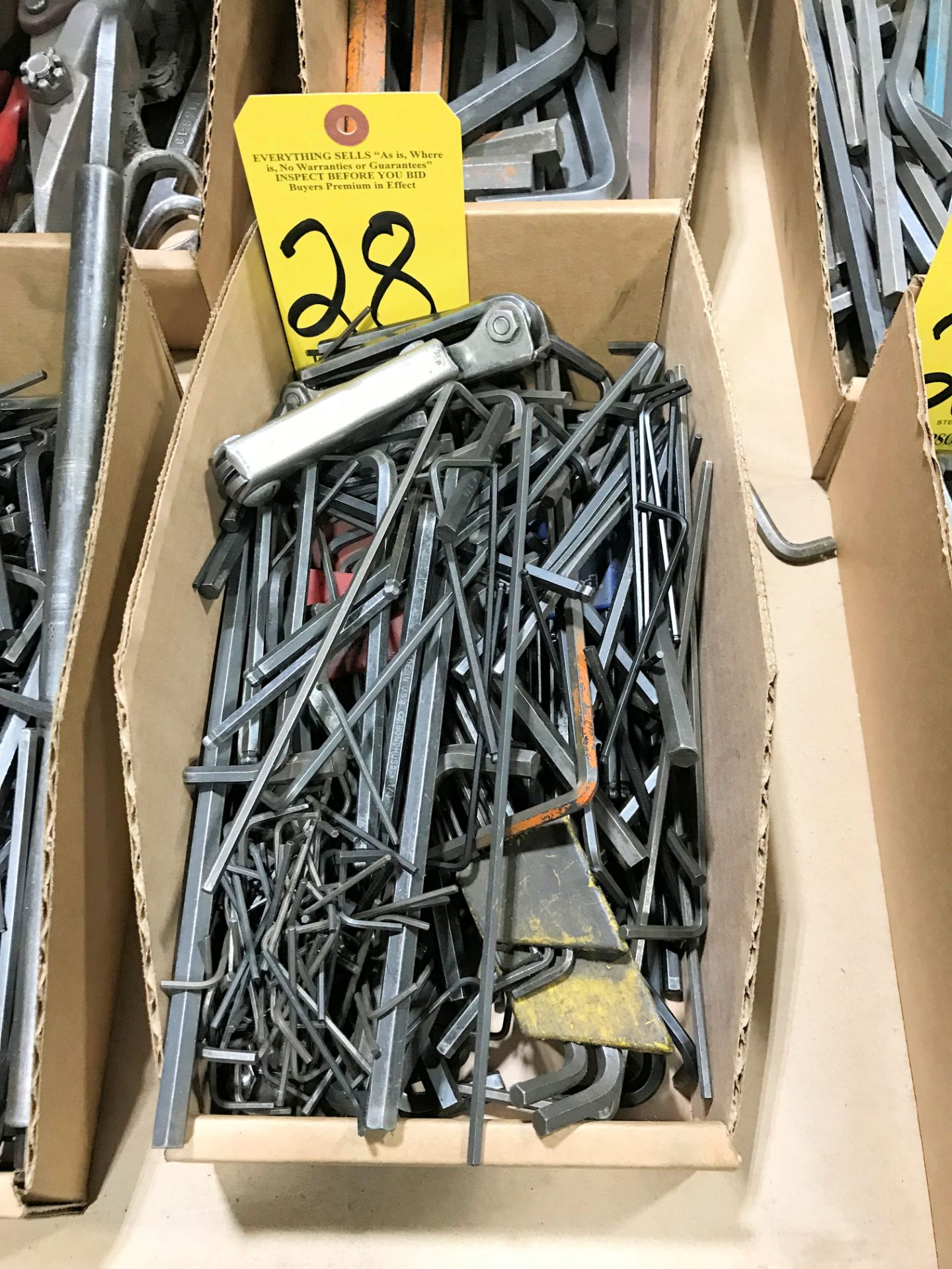 Lot-Allen Wrenches in (1) Boxes