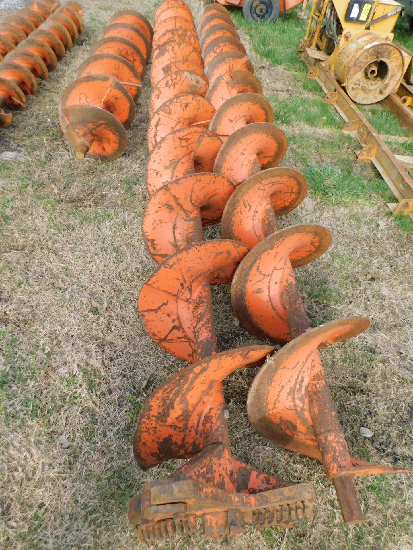 (5) Augers, 22" Diameter x 10' Long with Boring Head