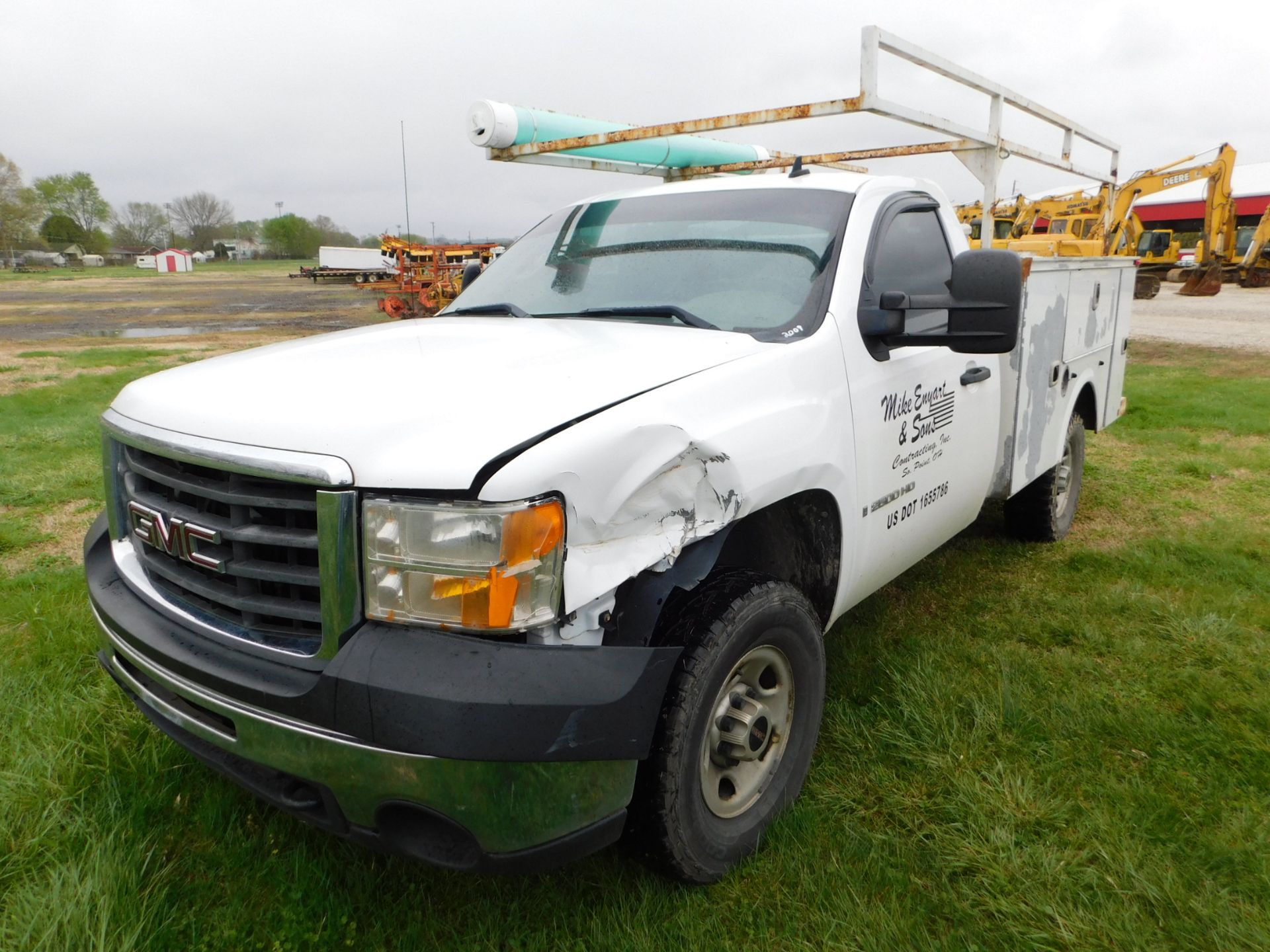 2009 GMC 2500HD Service Truck, VIN 1GDHC44K09F161791, Regular Cab, Automatic, AC, Omaha 8 ft.