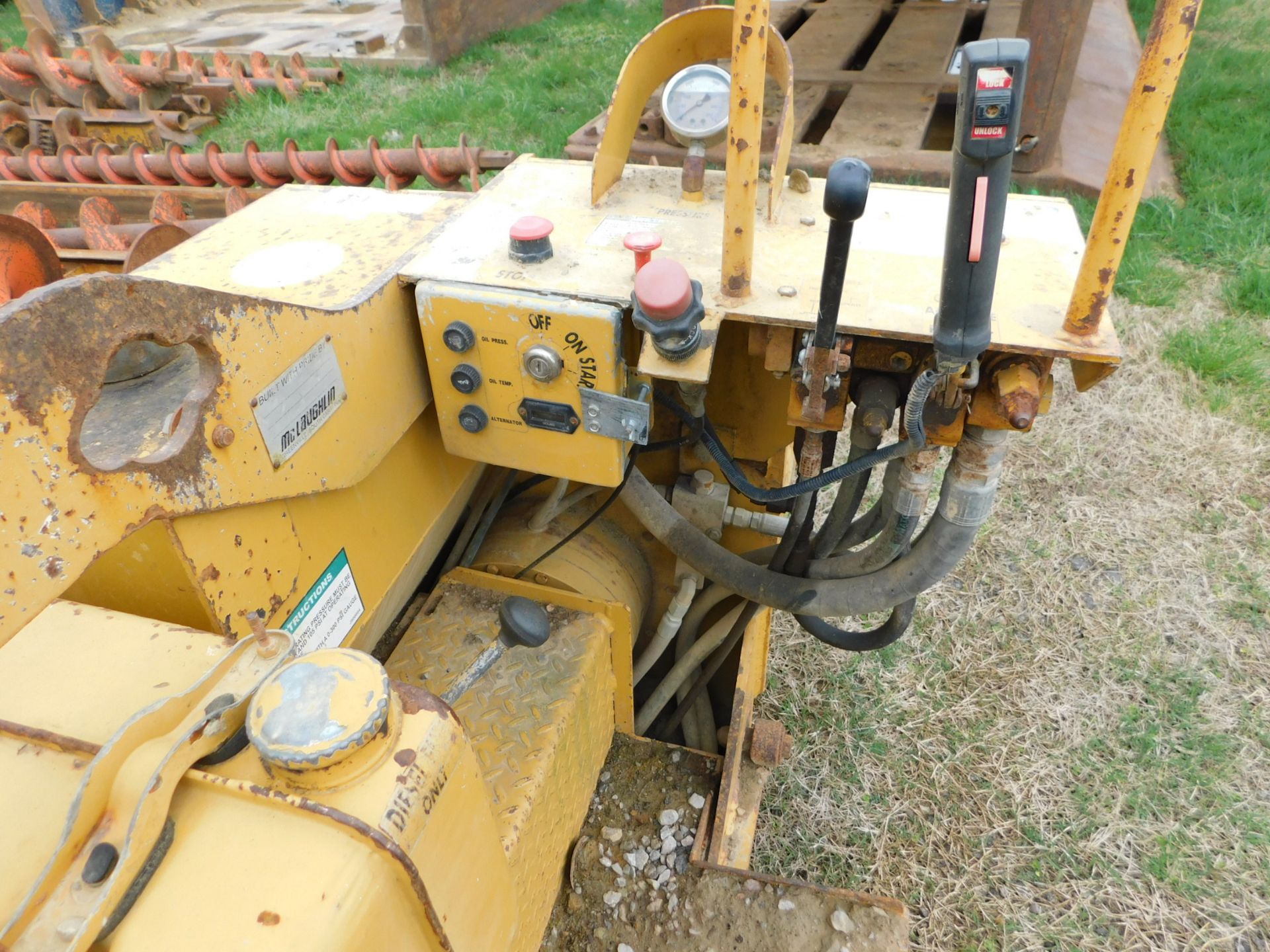 McLaughlin Model McL-24B Diesel-Powered Horizontal Boring Machine, SN N/A with Rails, Deutz Diesel - Image 4 of 15