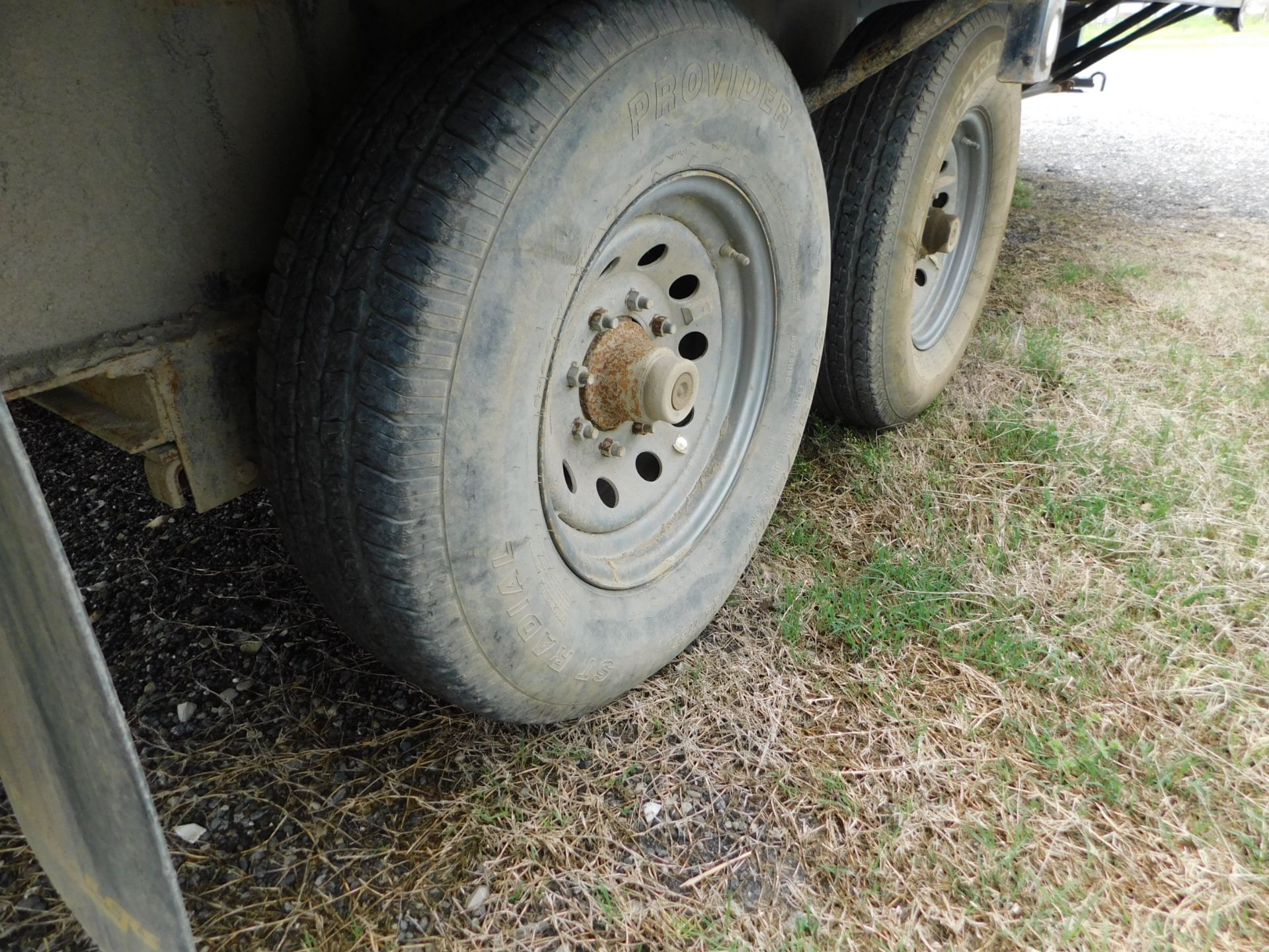 2015 Rice Trailers Tandem Axle Flat Bed Trailer, VIN 4RWR22021FH007796, Wooden Deck, 20 ft. Long, - Image 6 of 12