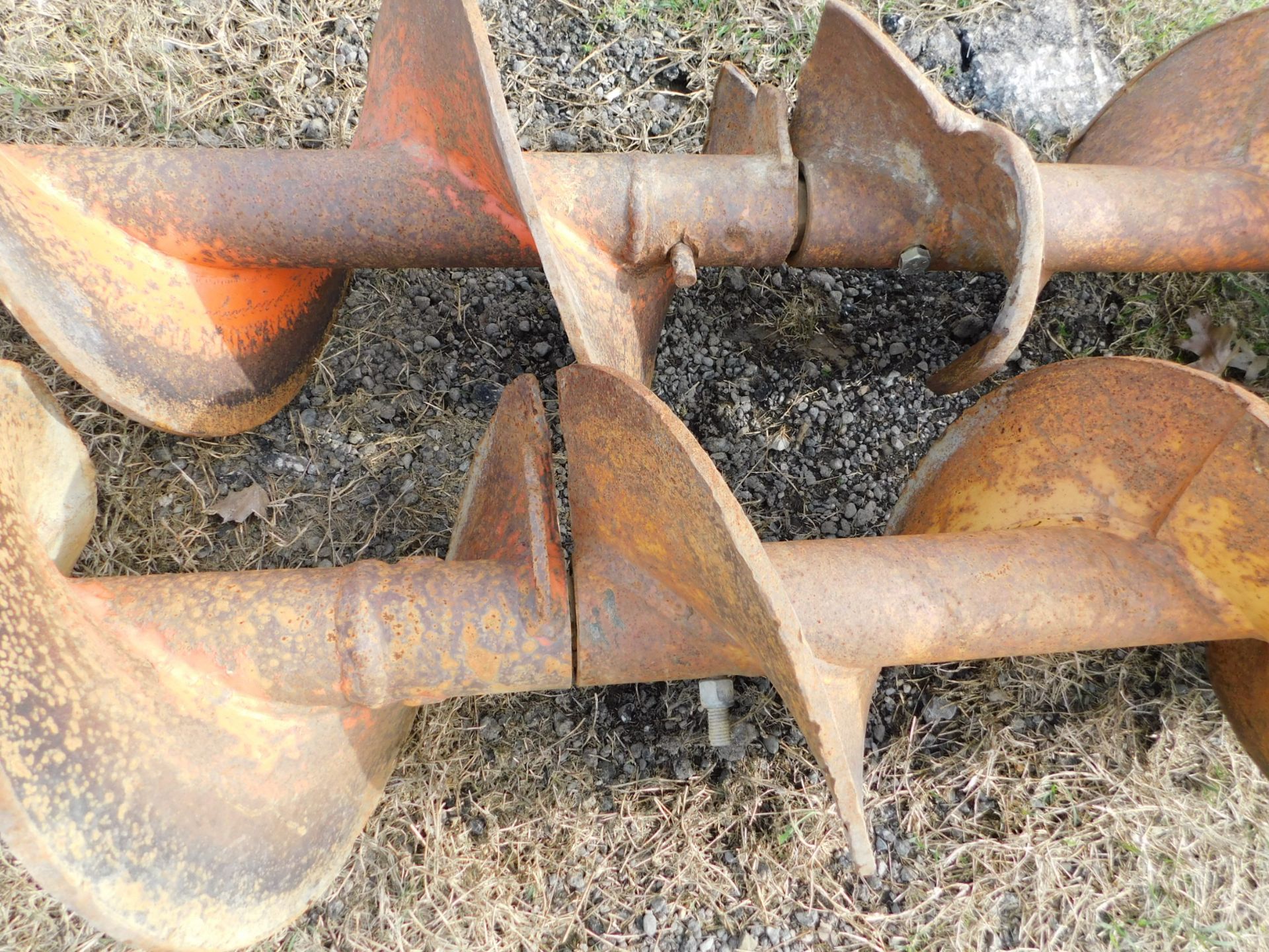 (4) Augers, 14" Diameter x 10' Long with Boring Head - Image 4 of 6