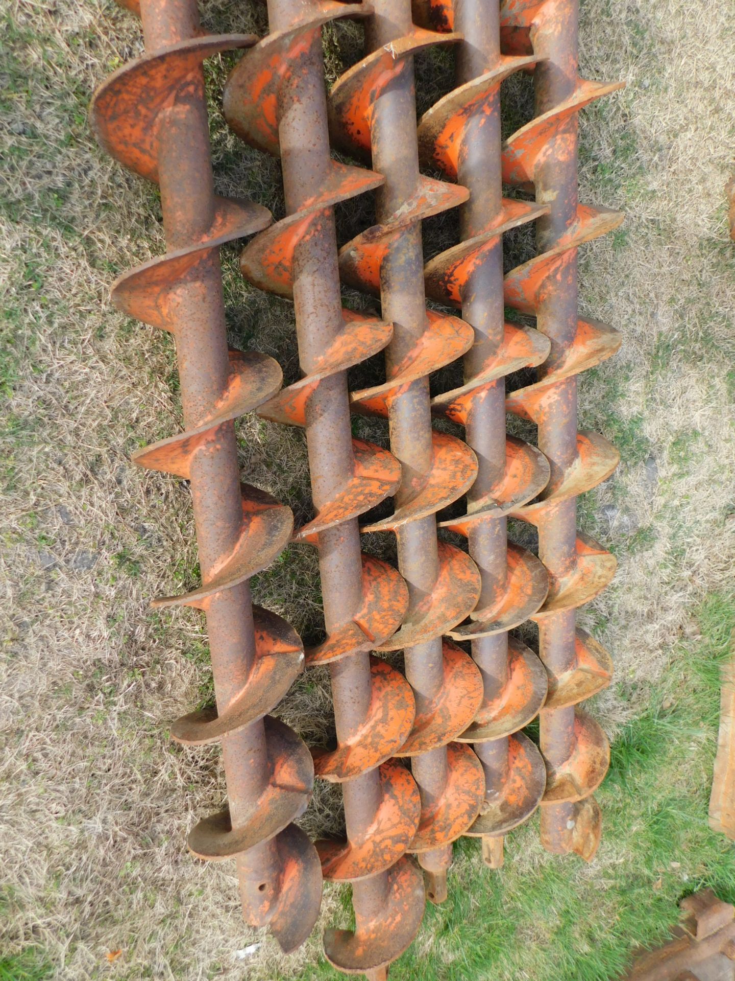 (5) Augers, 11" Diameter x 10' Long with Boring Head - Image 4 of 6