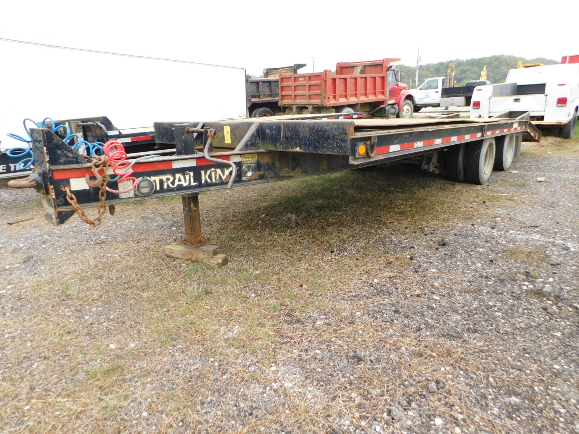 1998 Trail King Tandem Axle Trailer, VIN 1TKC02420WB043750, Dual Wheels, 24' Overall Length, 19' - Image 2 of 12