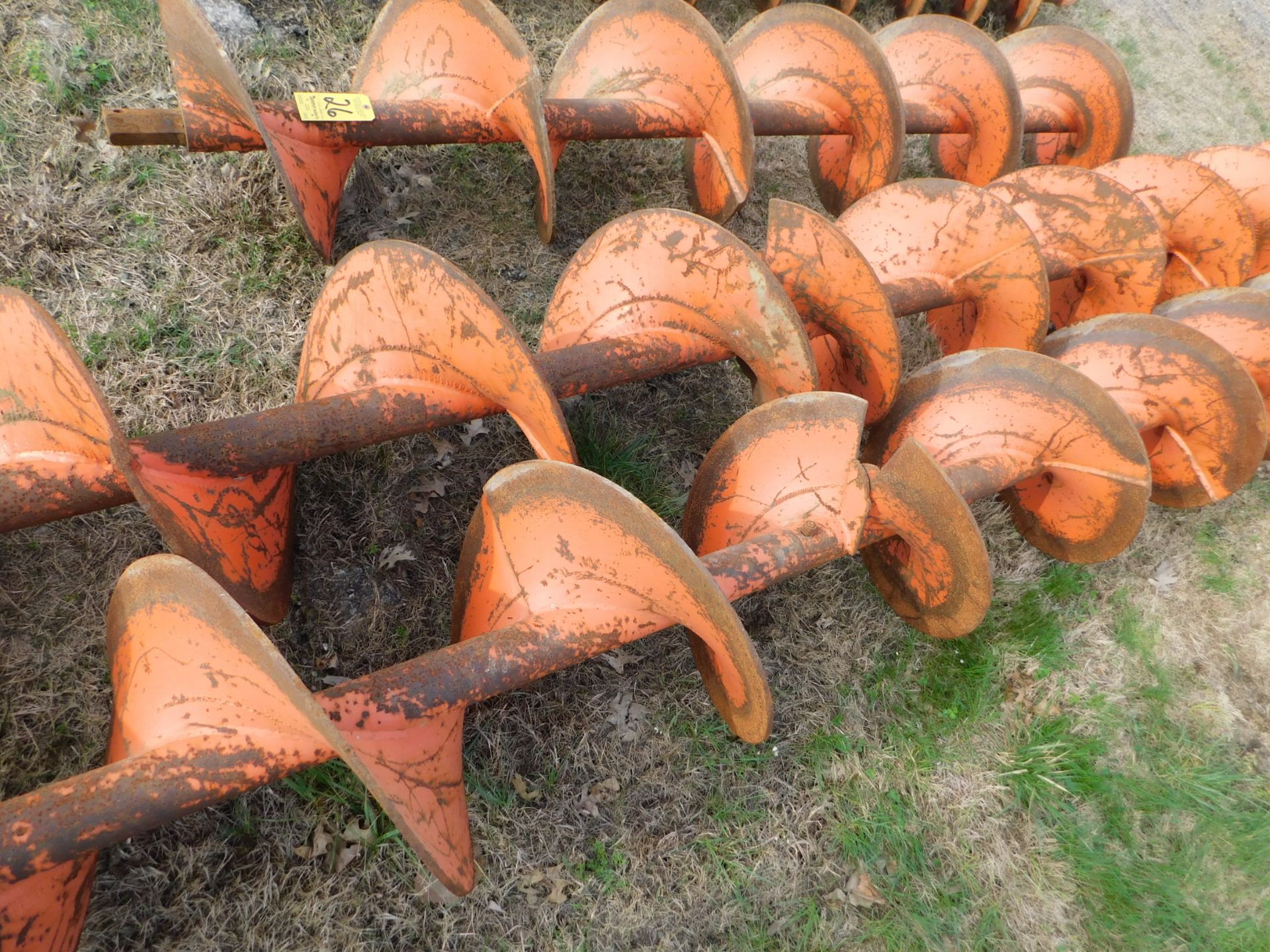 (5) Augers, 22" Diameter x 10' Long with Boring Head - Image 4 of 6