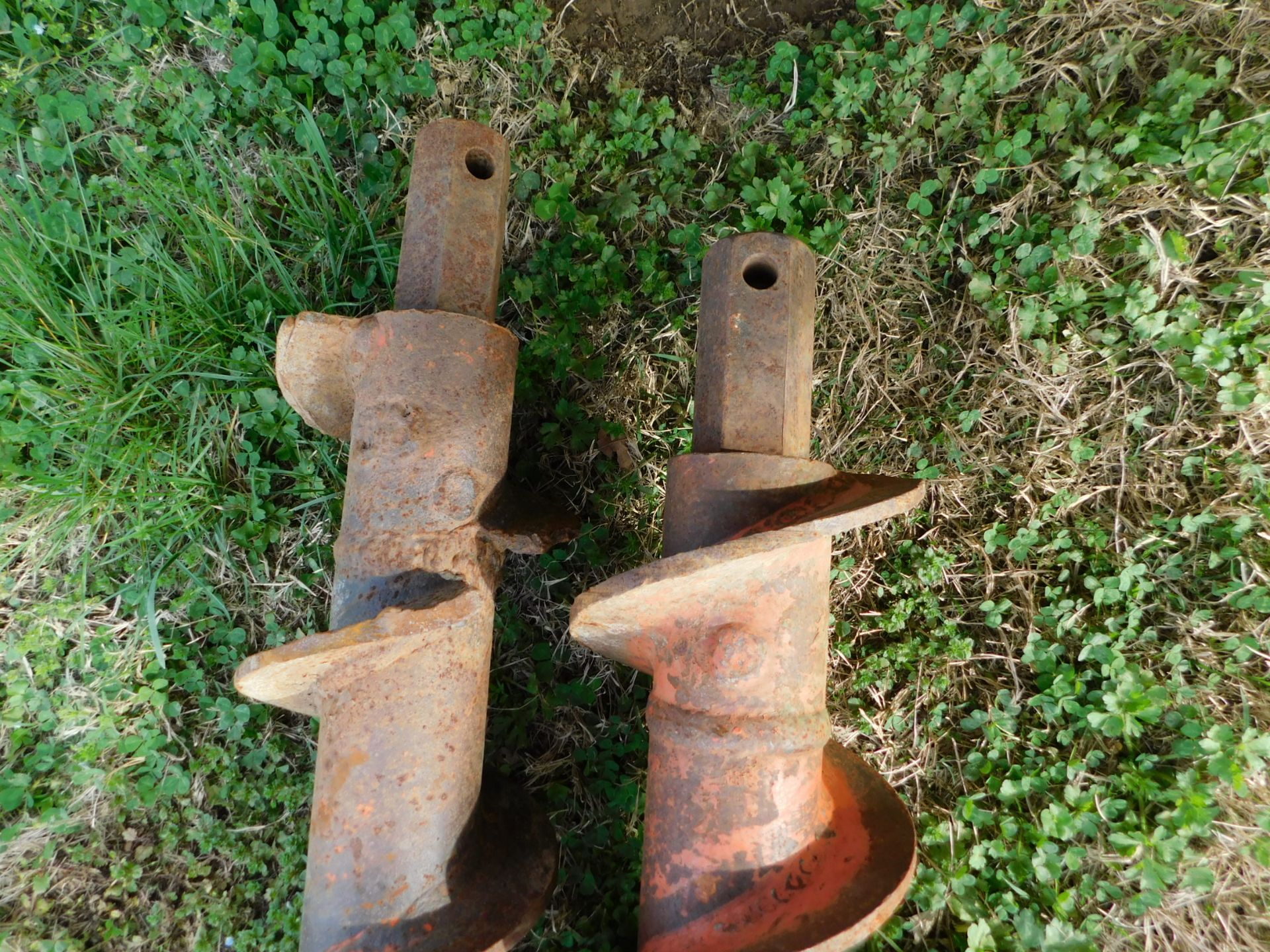 (5) Augers, 7" Diameter x 10' Long with Boring Head - Image 6 of 8