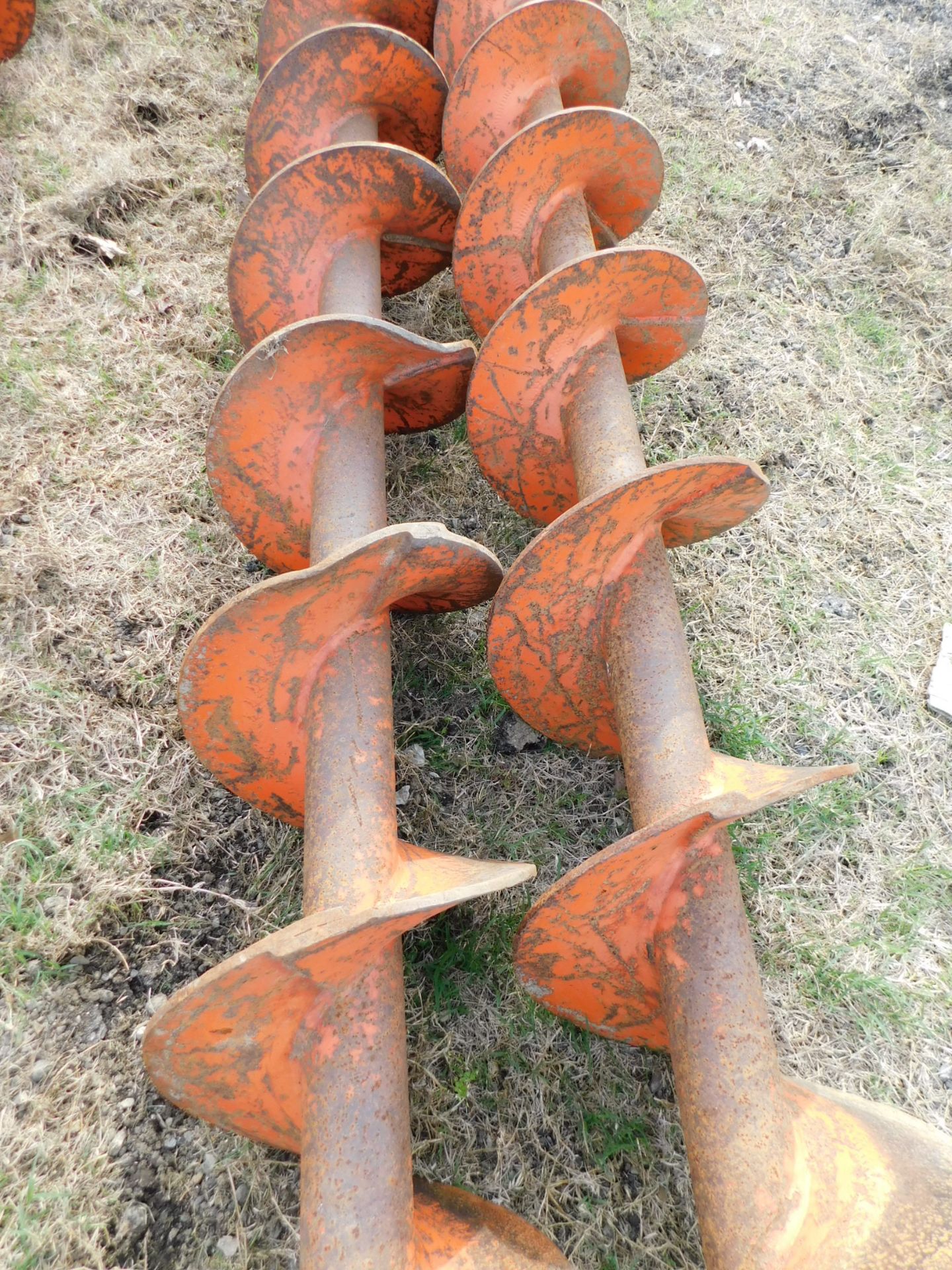 (4) Augers, 14" Diameter x 10' Long with Boring Head - Image 6 of 6