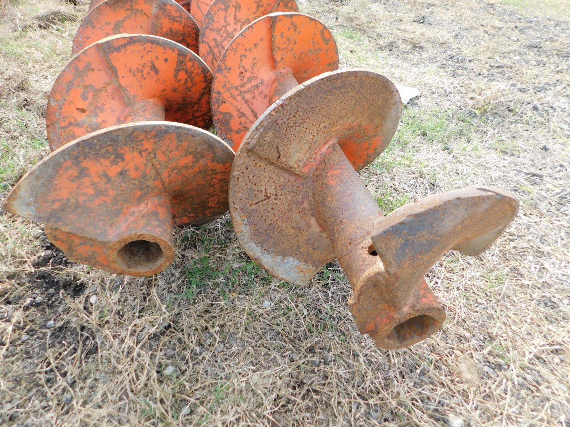 (4) Augers, 14" Diameter x 10' Long with Boring Head - Image 5 of 6