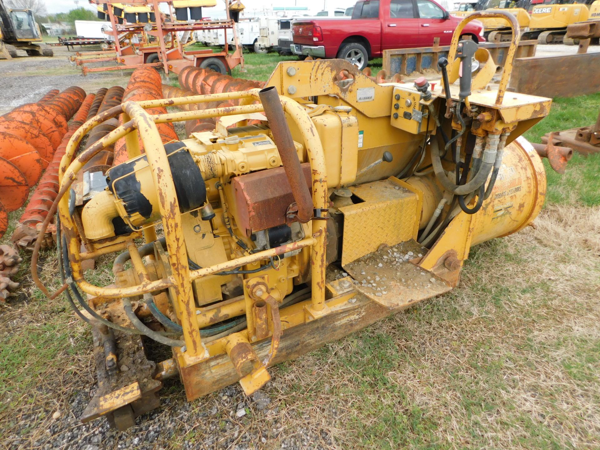 McLaughlin Model McL-24B Diesel-Powered Horizontal Boring Machine, SN N/A with Rails, Deutz Diesel