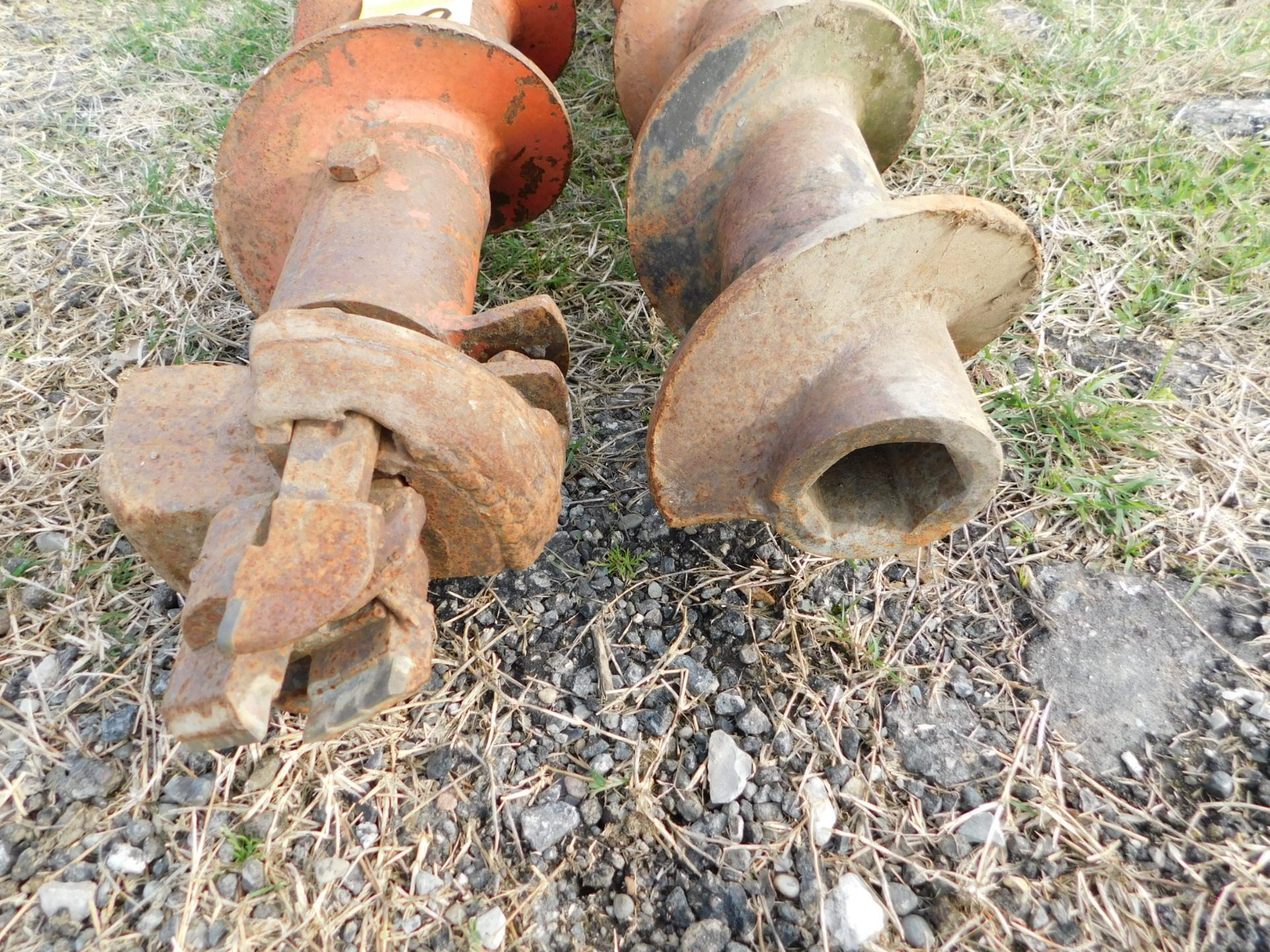 (5) Augers, 7" Diameter x 10' Long with Boring Head - Image 2 of 8