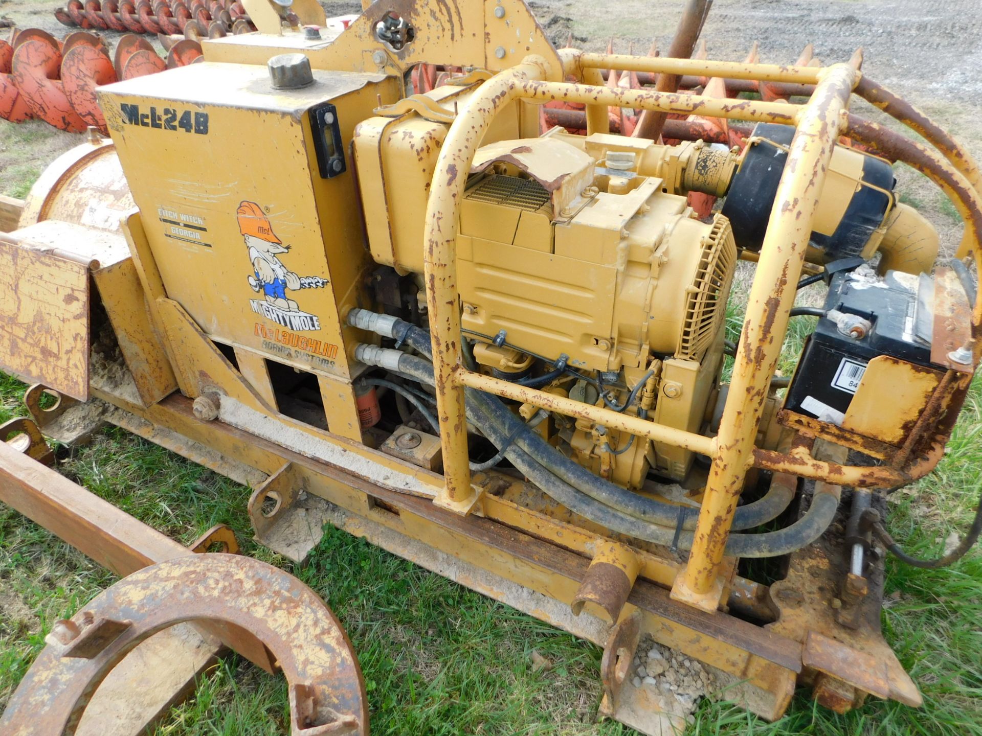 McLaughlin Model McL-24B Diesel-Powered Horizontal Boring Machine, SN N/A with Rails, Deutz Diesel - Image 10 of 15