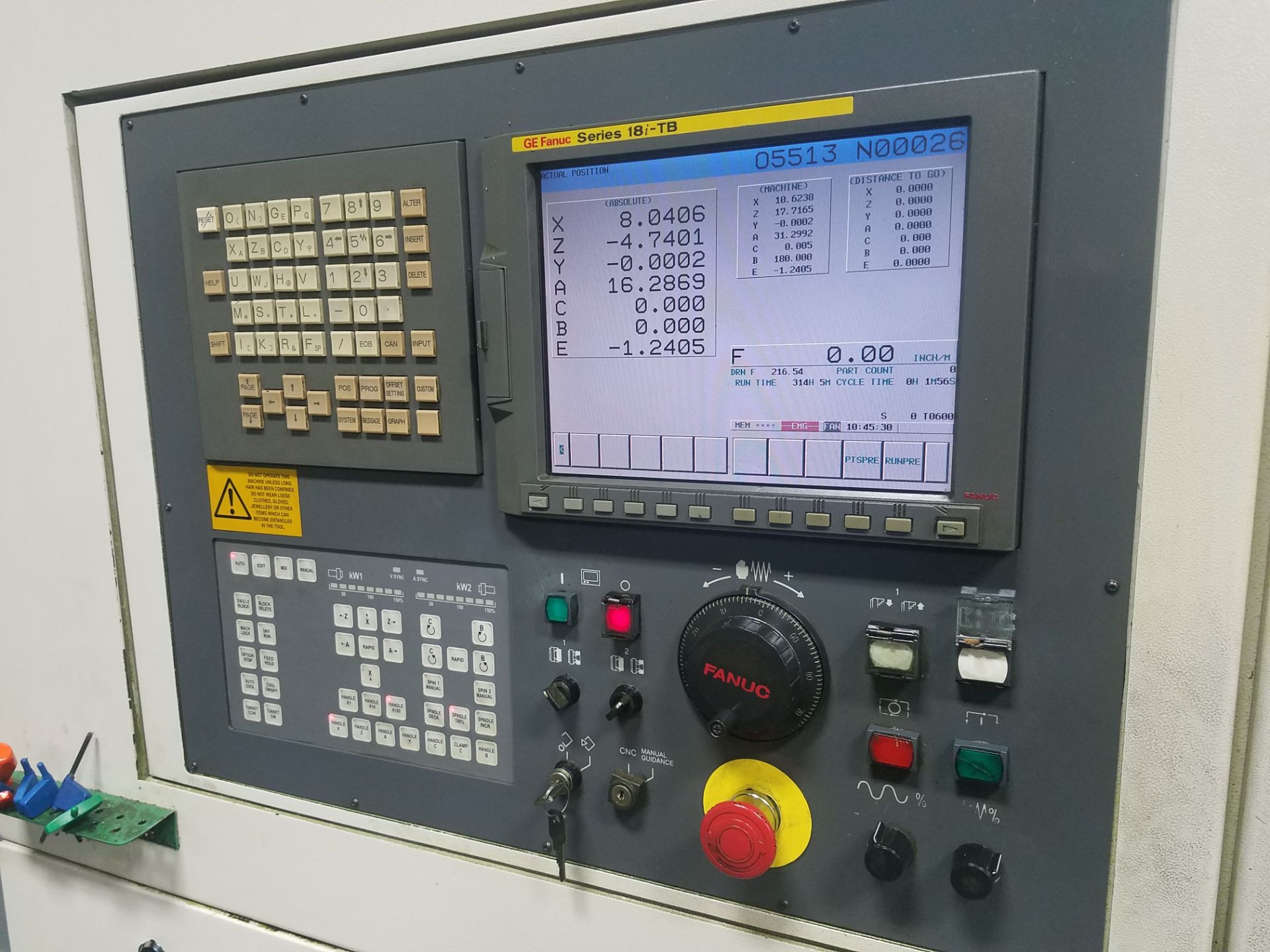 Colchester Harrison Model T8MSYB CNC Turning Center, Fanuc 18i-TB CNC Control, 20.07" Max. Swing - Image 3 of 8