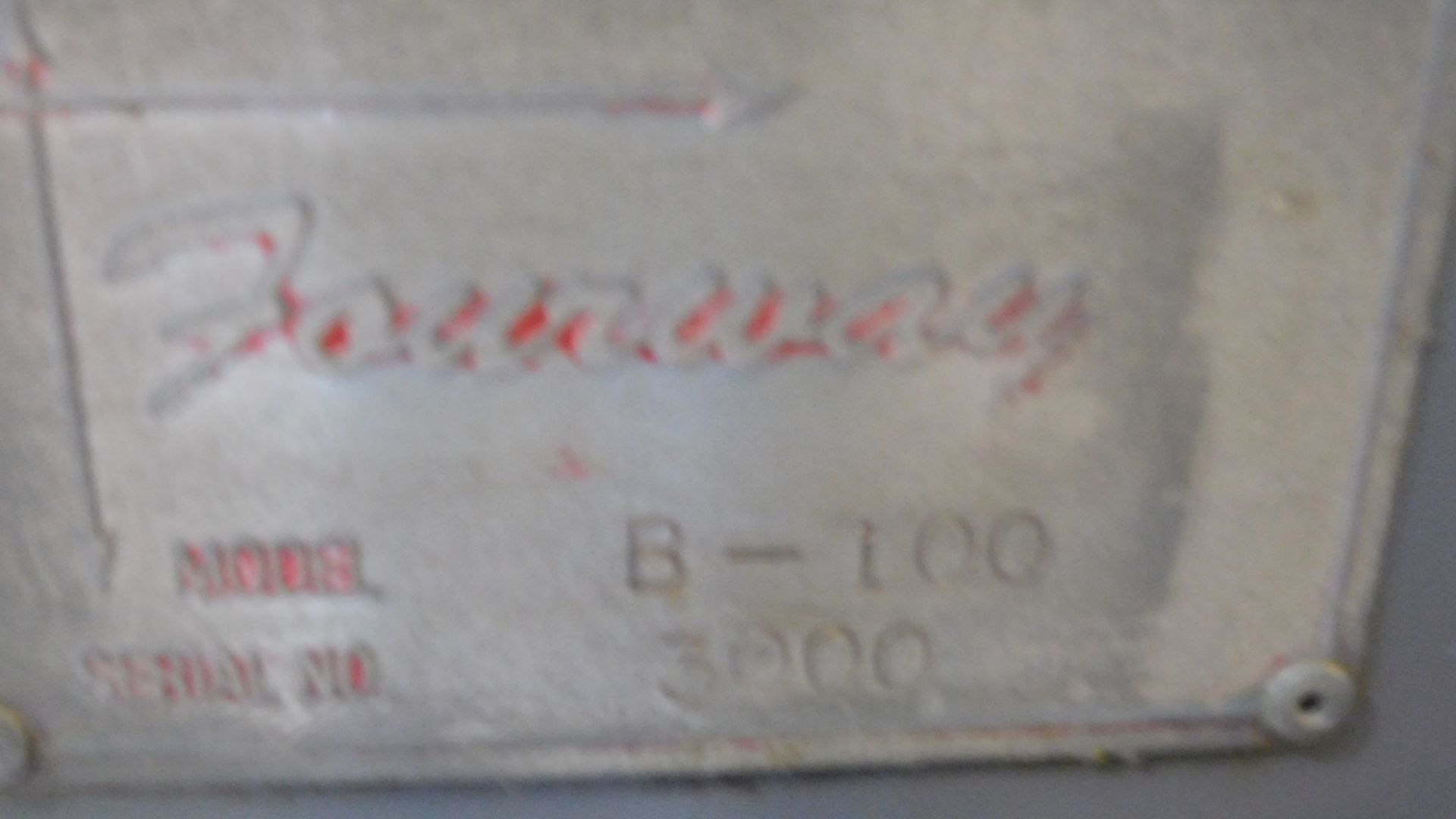 Fourway Model B100 Pass Thru Parts Washer, s/n 3000 - Image 2 of 4