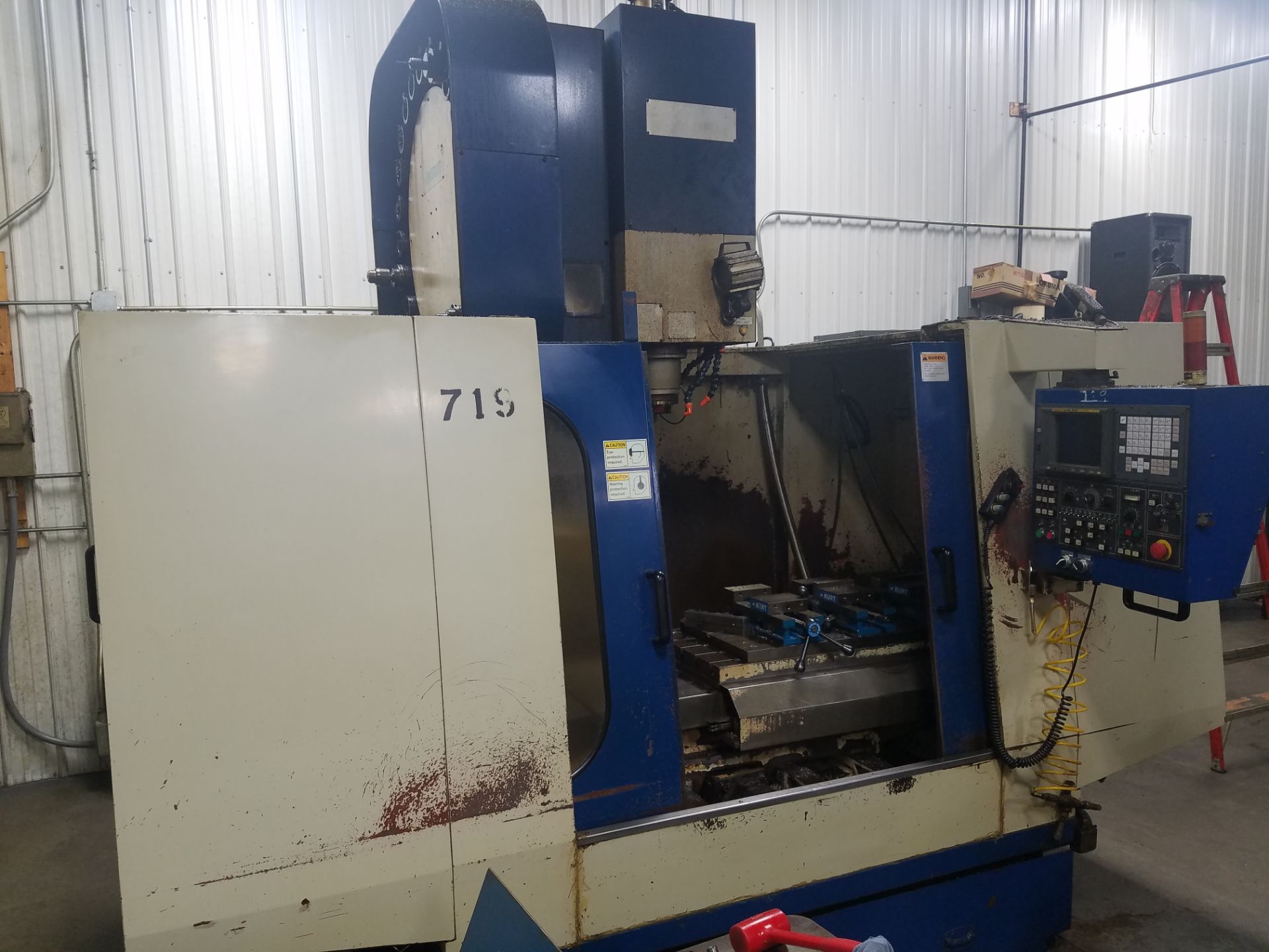 Johnford Model SV-45M CNC Vertical Machining Center, s/n VU3107, New 1998, Fanuc 18M CNC Control, 50 - Image 2 of 7