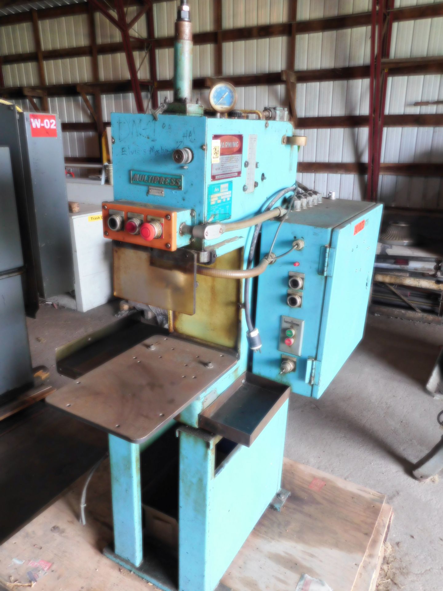 Dennison 3 Ton C-Frame Hydraulic Press, s/n 153 - Image 2 of 3