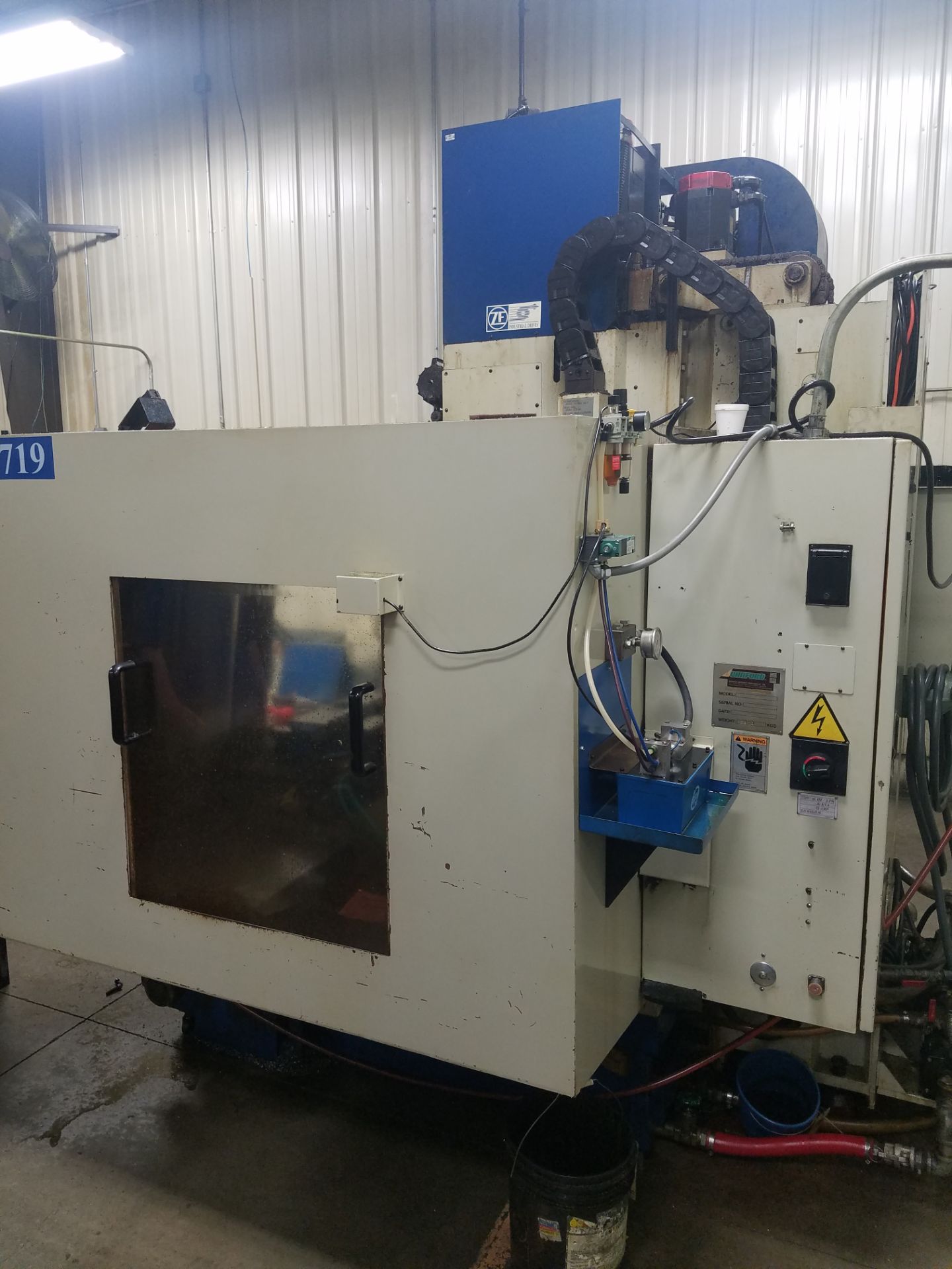 Johnford Model SV-45M CNC Vertical Machining Center, s/n VU3107, New 1998, Fanuc 18M CNC Control, 50 - Image 7 of 7