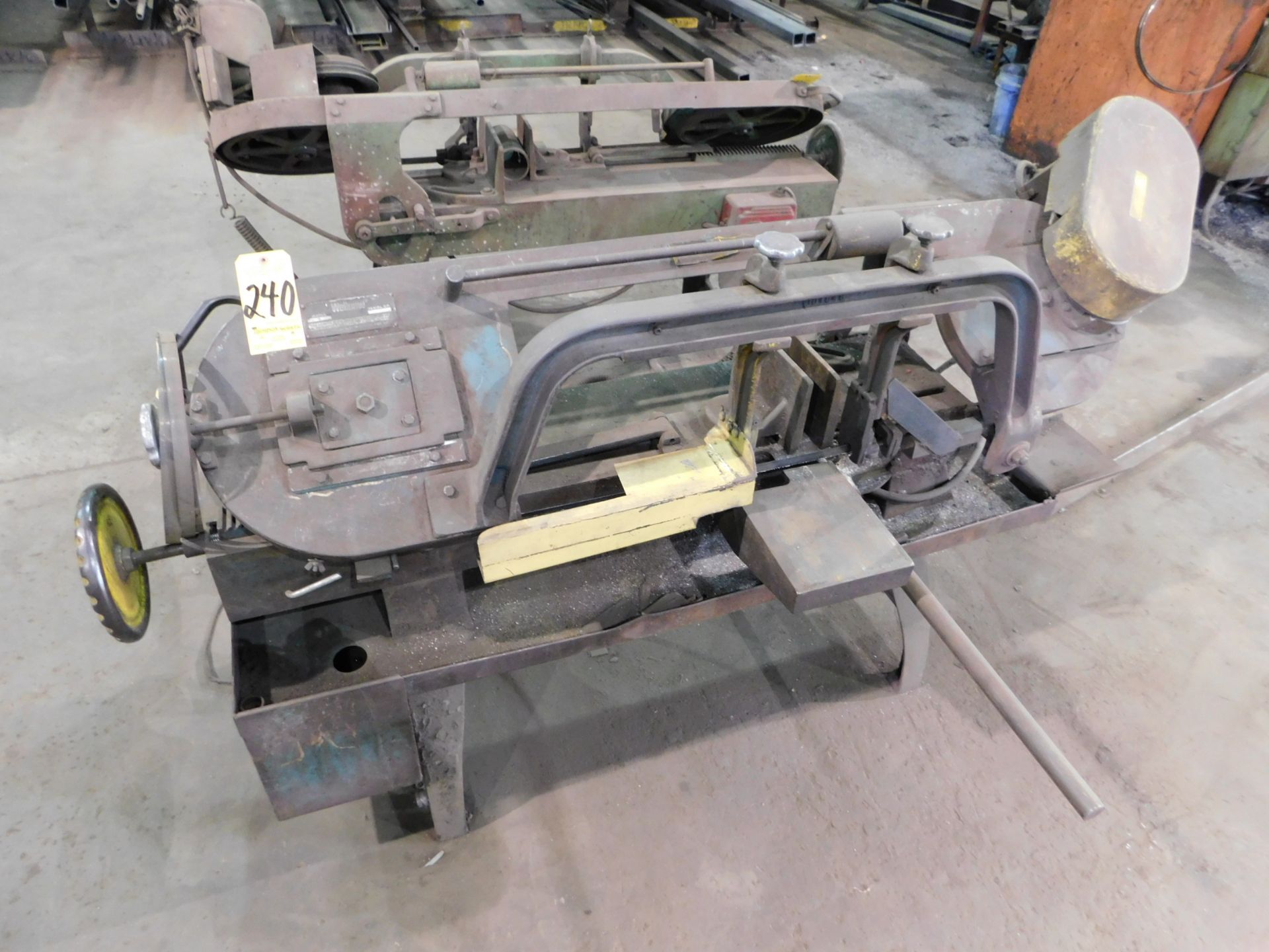 Wells Model 8 Horizontal Band Saw, s/n 20532, 9" X 16" Capacity - Image 2 of 4