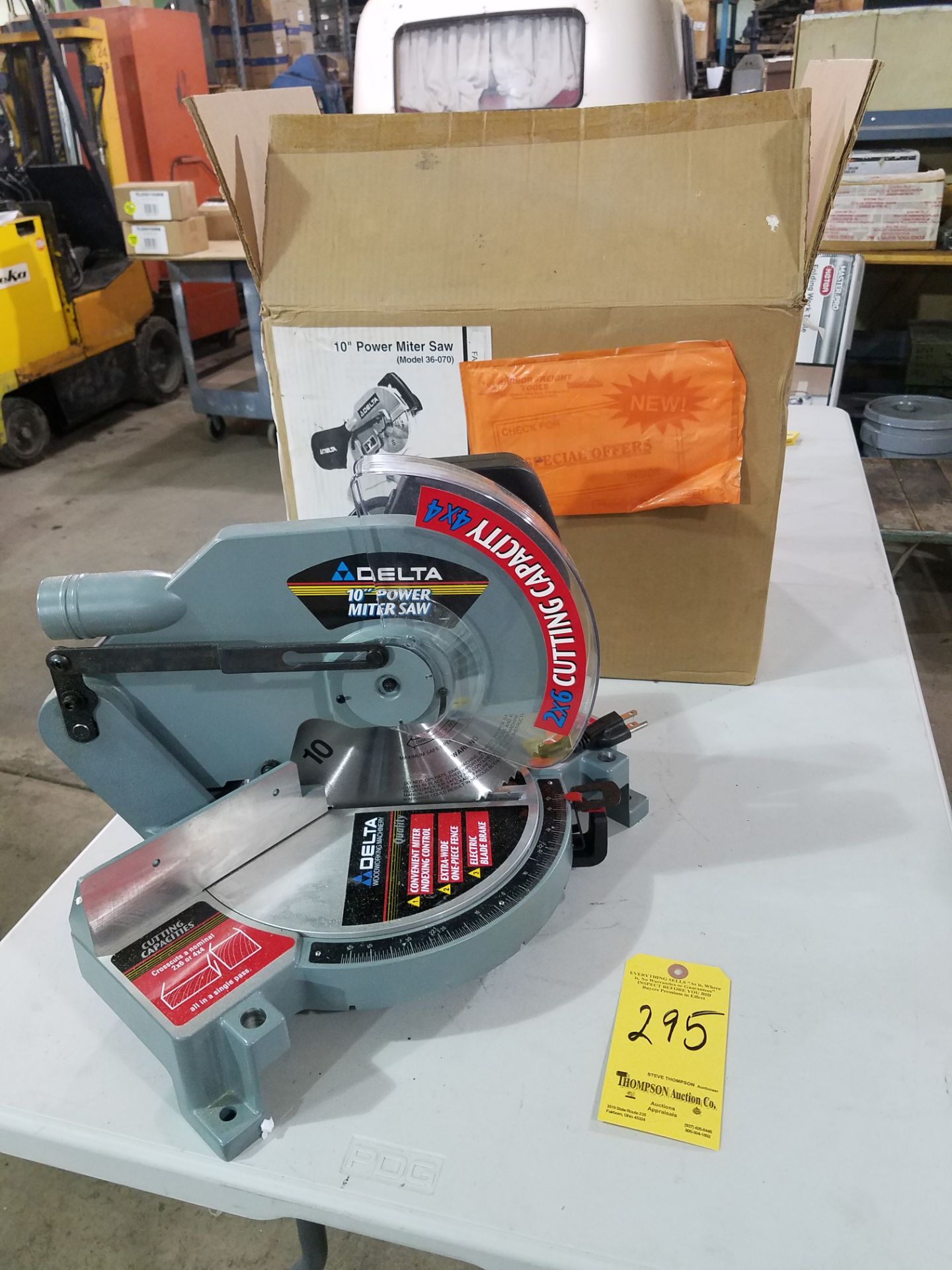 Delta 10" Mitre Saw, 36-070, New in Box