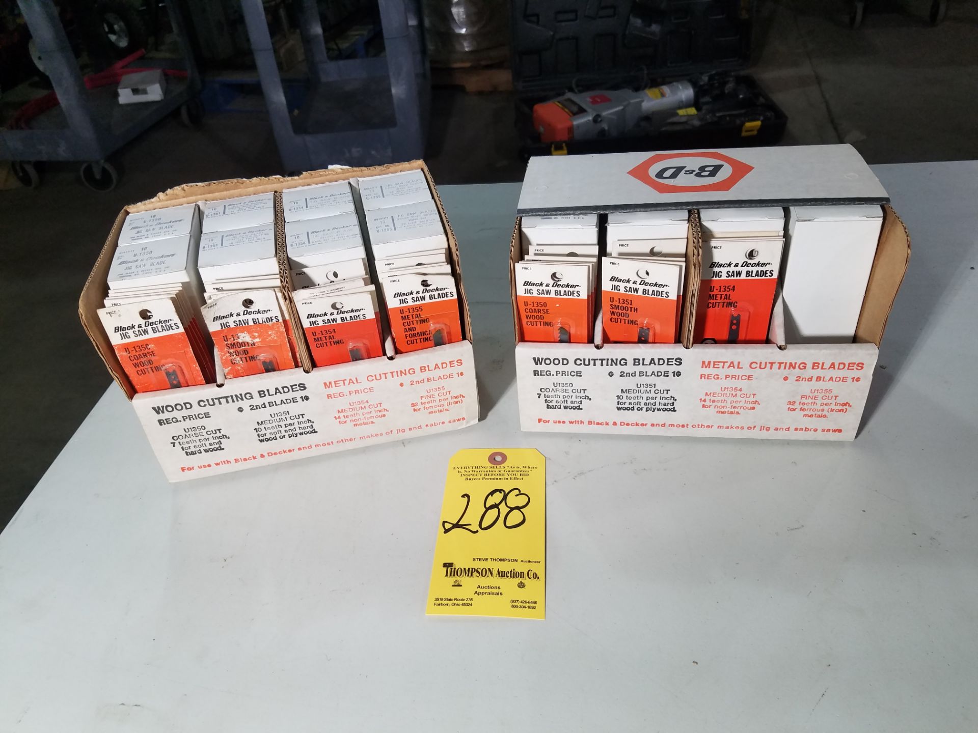 Black & Decker Jig Saw Blades, New in Pack, Store Display