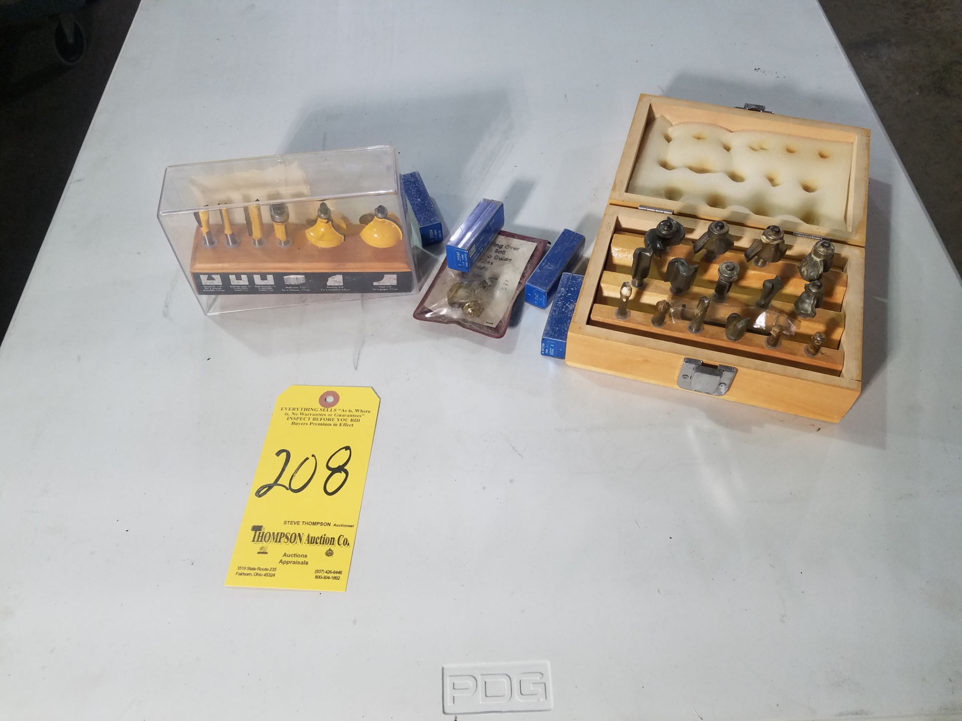 Lot, Carbide Tipped Router Bits