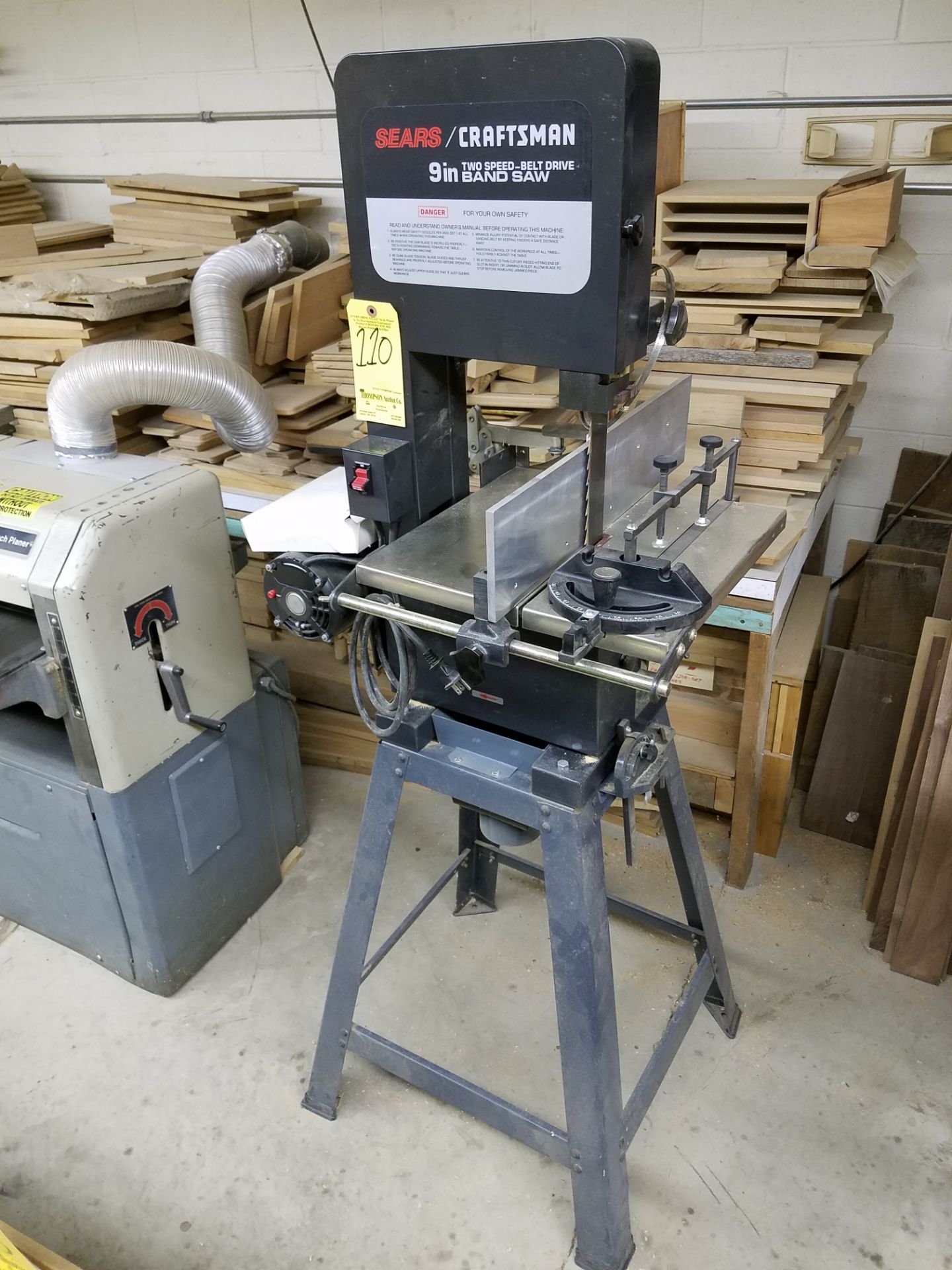 Sears Craftsman 10 Inch Vertical Band Saw, with 2 Inch Blade