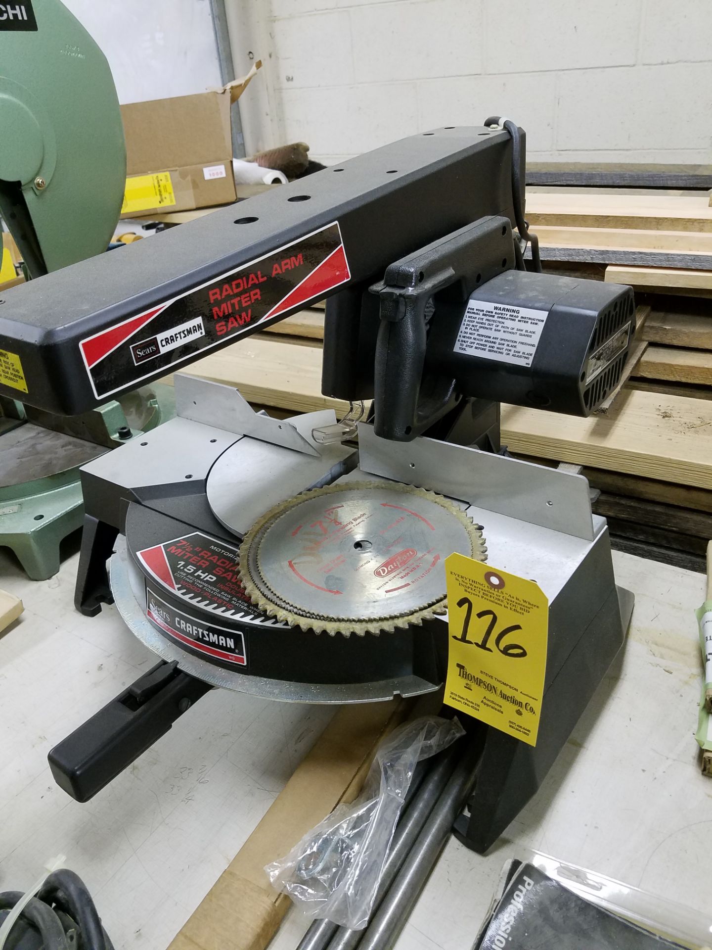 Craftsman 7 1/2 Inch Radial Arm Mitre Saw