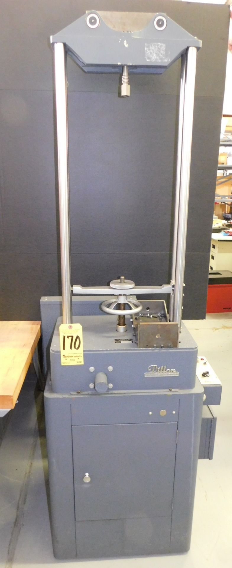 Dillon Model LW Tensile Tester, s/n 6399, Variable Speed Control, with Attachments and Stages