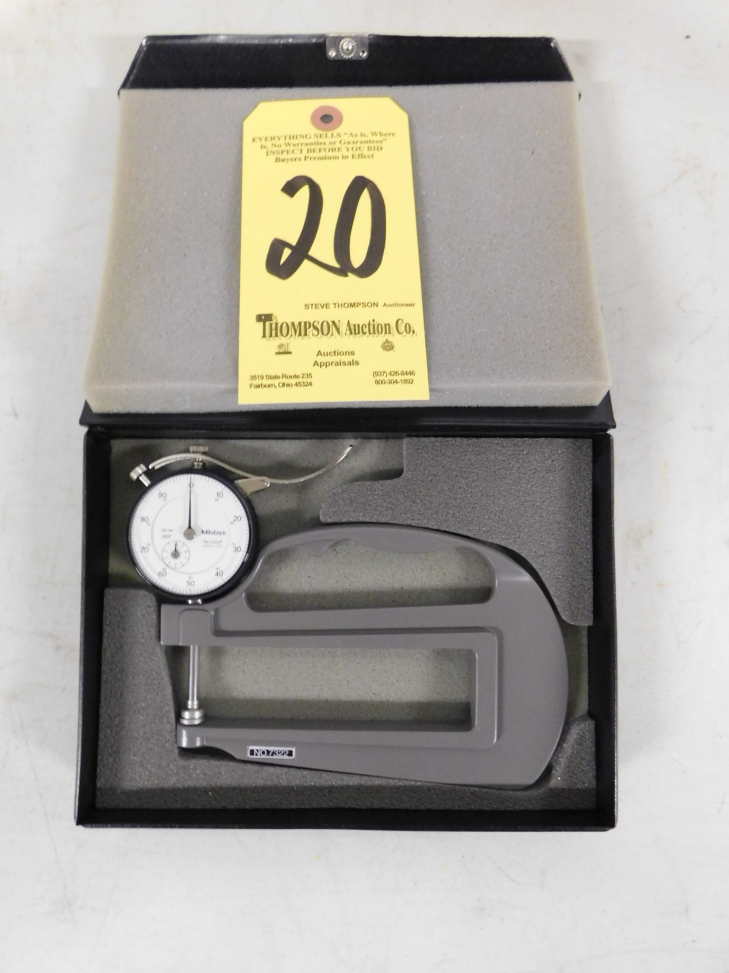 Mitutoyo #7322 Upright Dial Gage, New