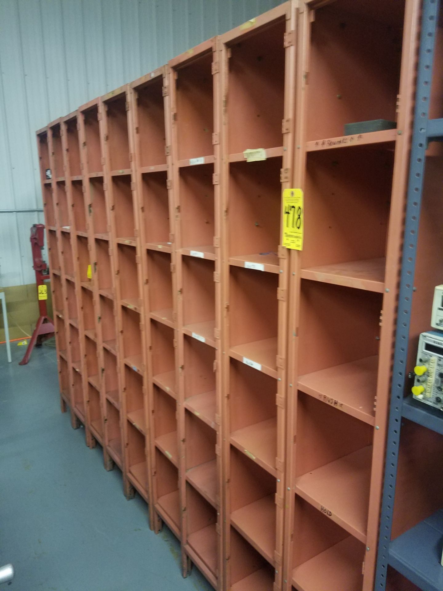 Parts Cabinet (converted lockers)