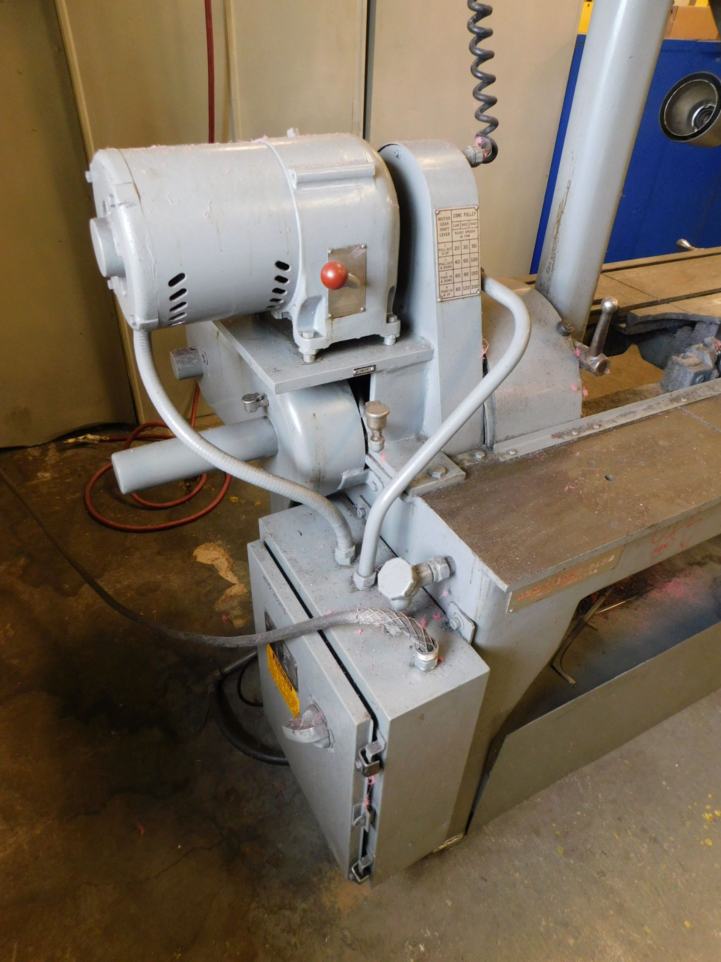 Marvel Series 8 Vertical Tilting Head Band Saw, s/n 811934 - Image 9 of 14