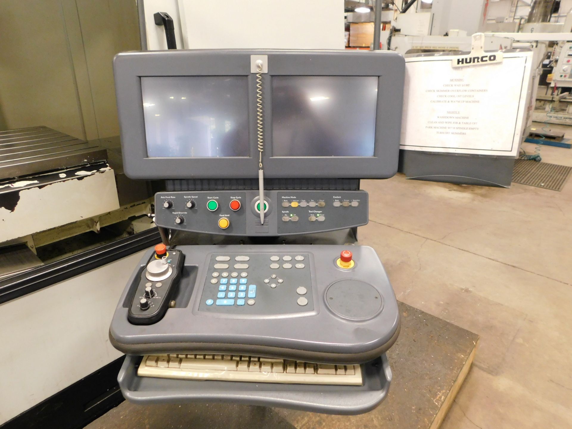 Hurco Model VMX-64 CNC Vertical Machining Center, s/n H-H64132, New 2012, 40 Taper, 24 ATC, 64 In. X - Image 8 of 26