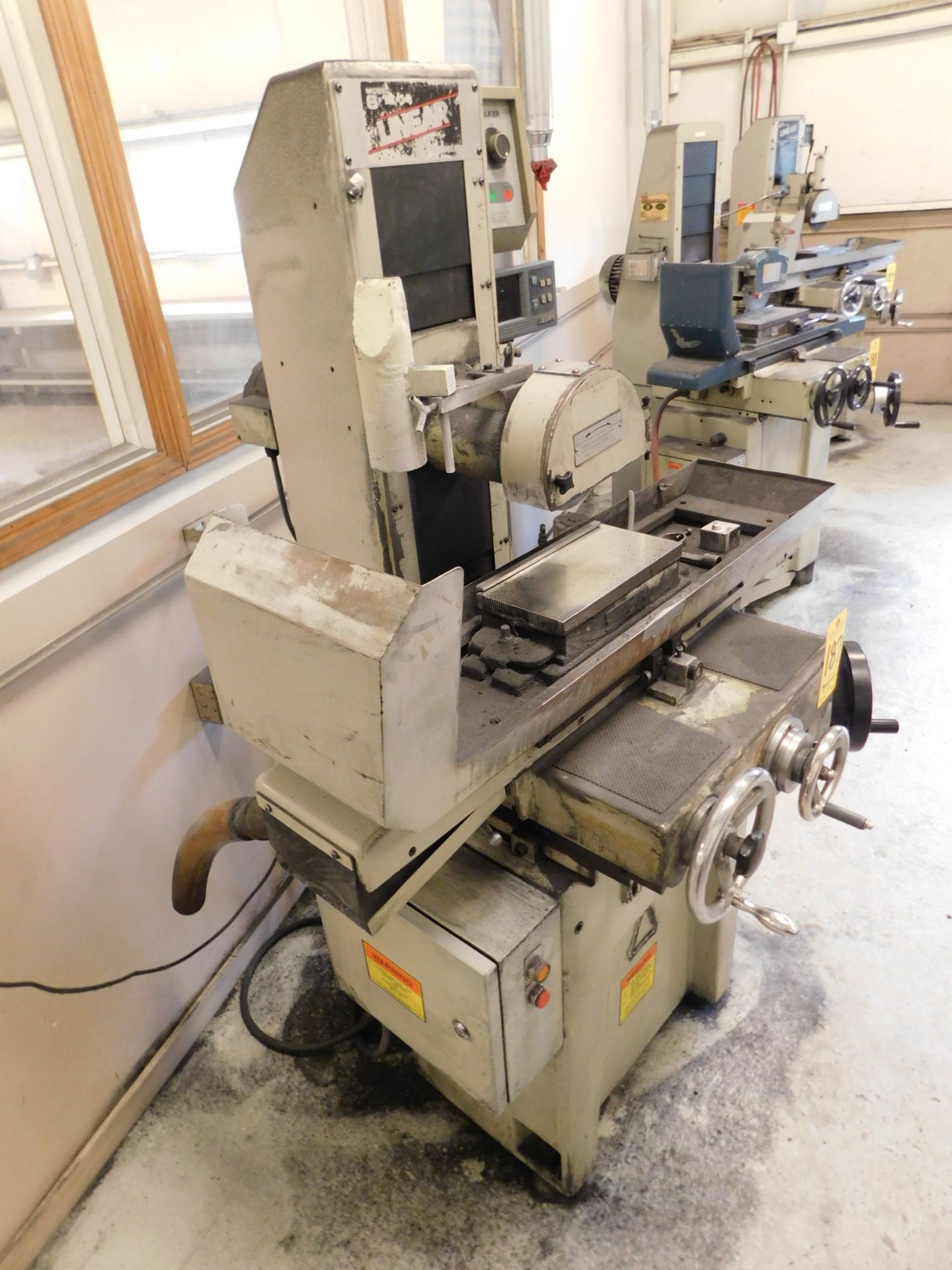 Okamoto Model 6-12/14 Linear Hand Feed Surface Grinder, s/n 21114, Walker 612 Fine Pole Magnetic - Image 4 of 10