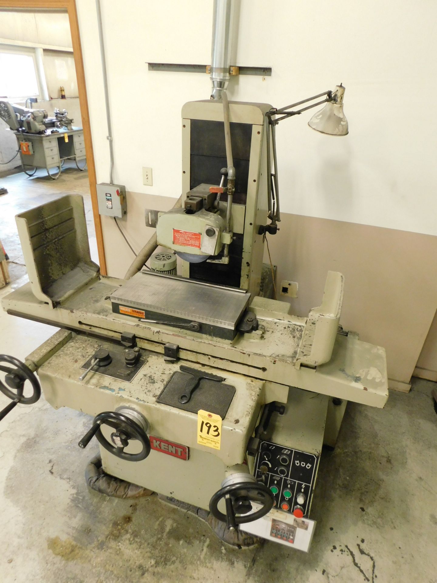 Kent Model KGS-250AH Hydraulic Surface Grinder, s/n 811203-1, 8 In. X 18 In. Permanent Magnetic - Image 2 of 14