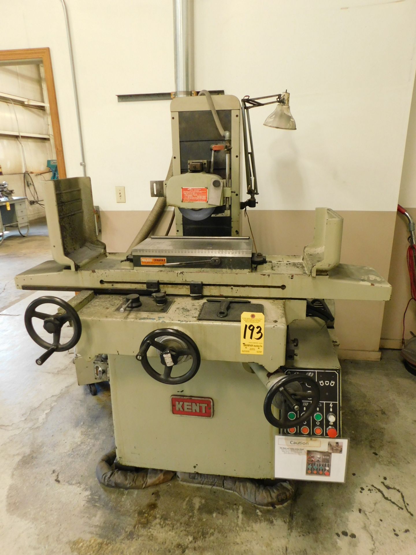 Kent Model KGS-250AH Hydraulic Surface Grinder, s/n 811203-1, 8 In. X 18 In. Permanent Magnetic