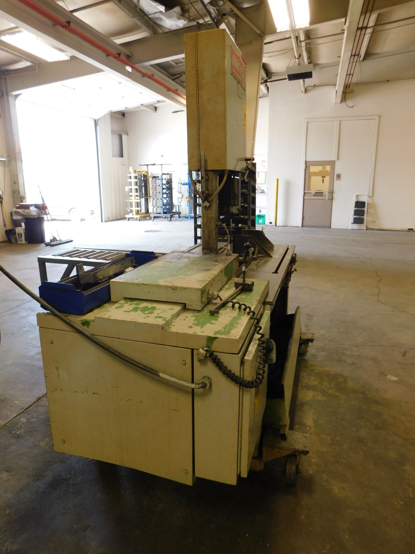 Marvel Series 8, Mark I Vertical Tilting Head Band Saw, s/n 824554-W, Mounted on Base with - Image 11 of 15