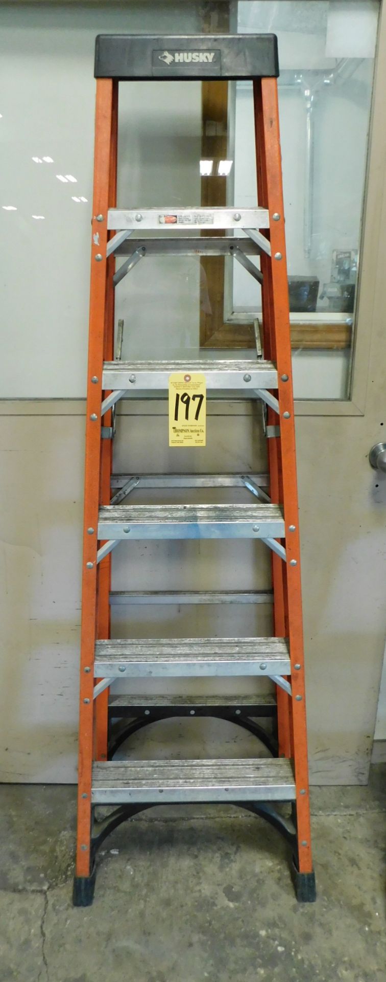 Fiberglass Step Ladder, 6 Ft.