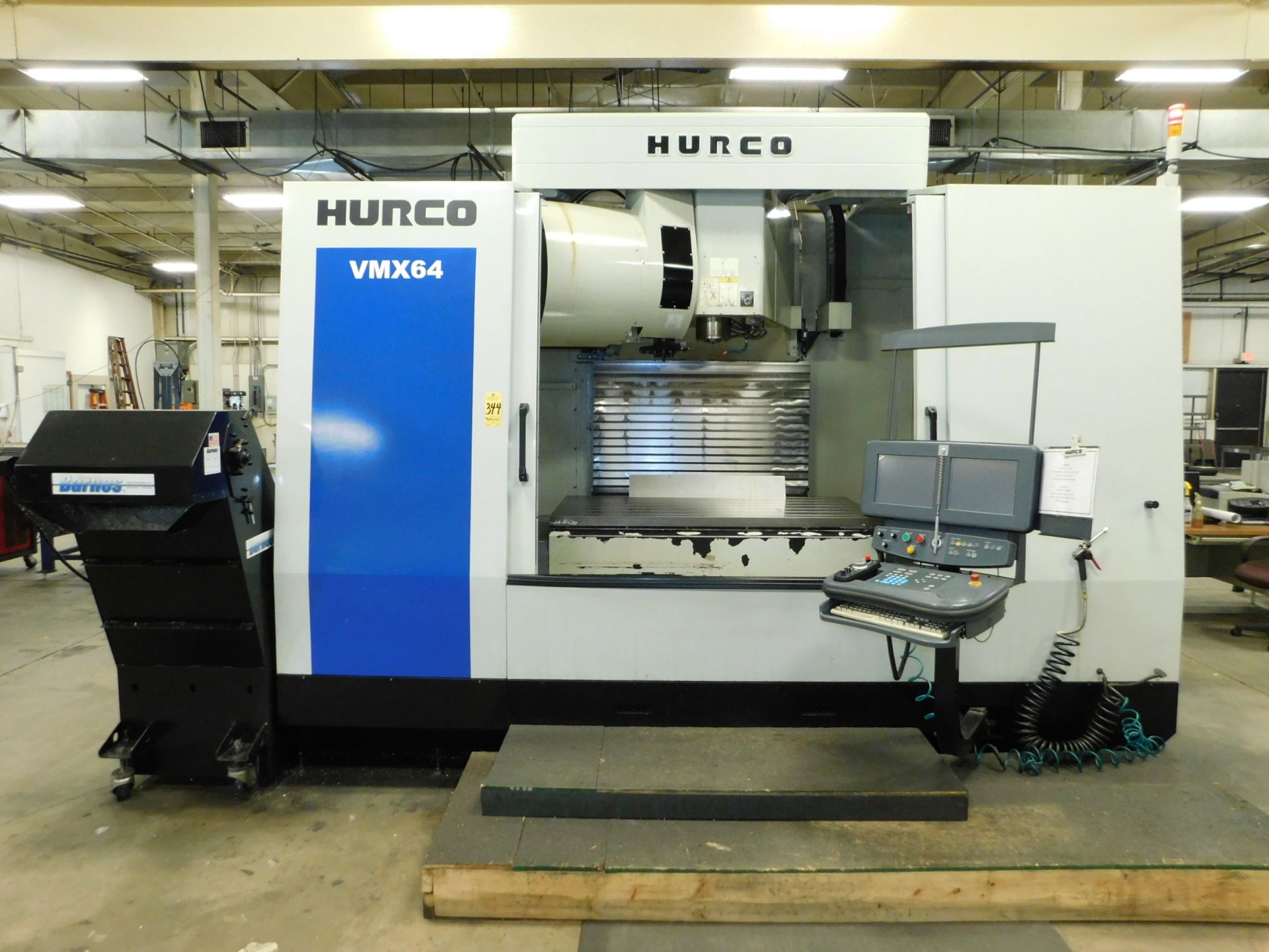 Hurco Model VMX-64 CNC Vertical Machining Center, s/n H-H64132, New 2012, 40 Taper, 24 ATC, 64 In. X