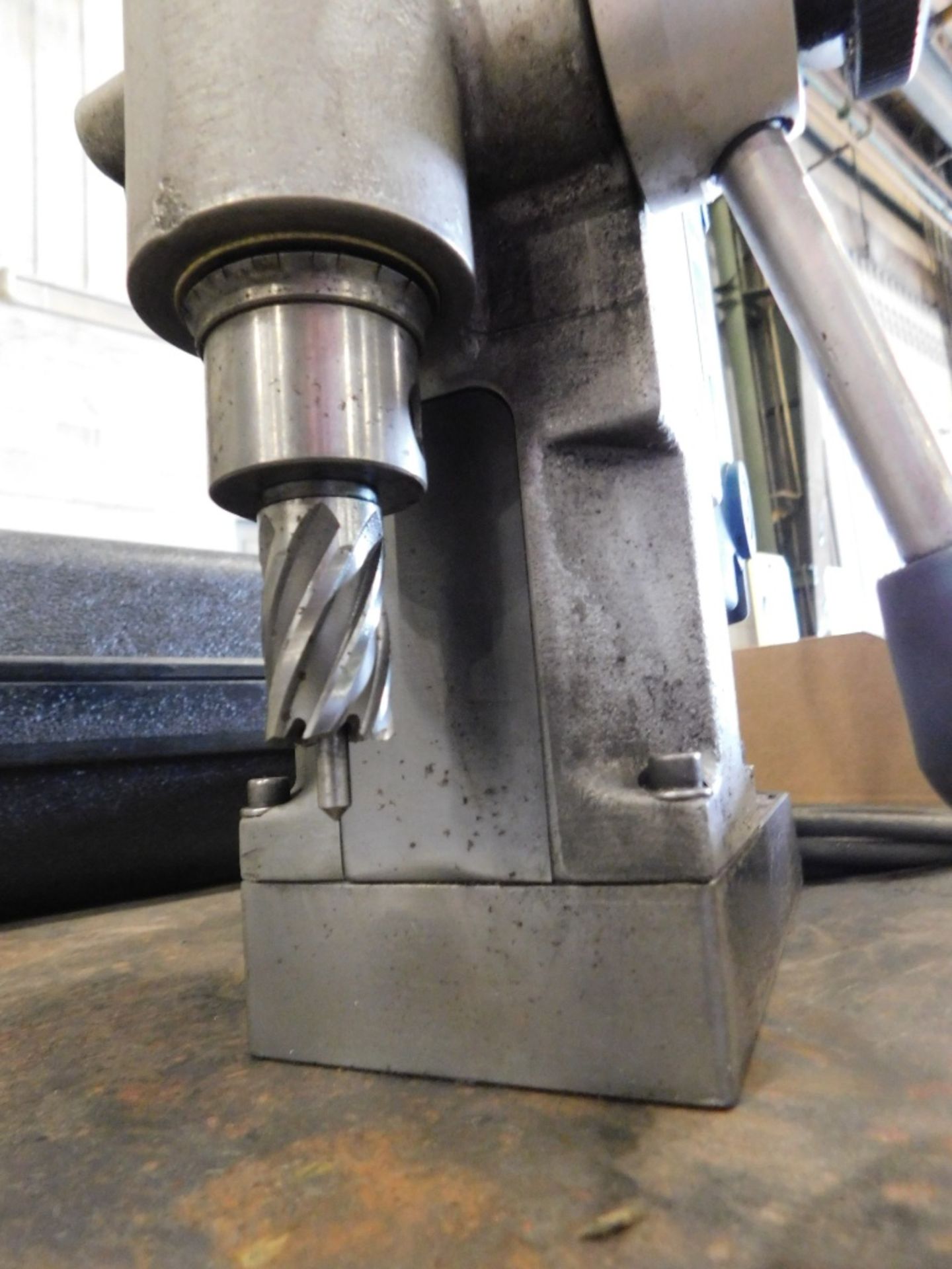 Hougen HMD505 Magnetic Base Slugger Drill with Case - Image 4 of 7