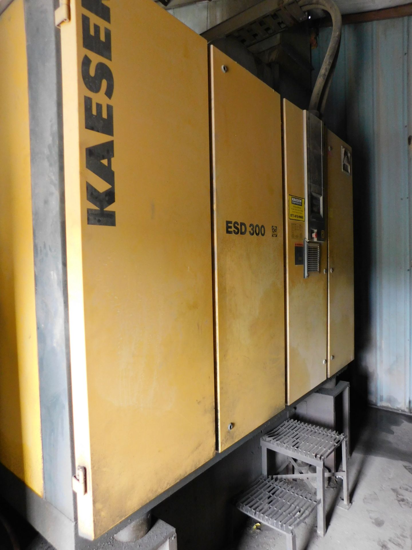 Kaeser ESD300 Rotary Screw Air Compressor, s/n 1022, 300 HP, Direct Drive - Image 2 of 4