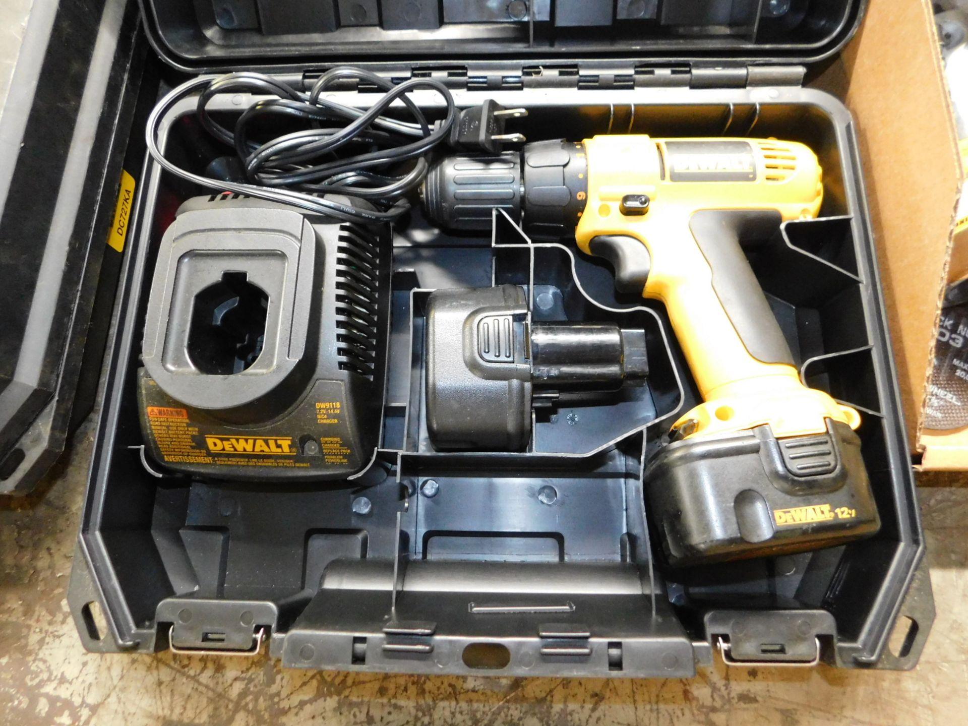 Dewalt 12V Cordless Drill with Charger and Case
