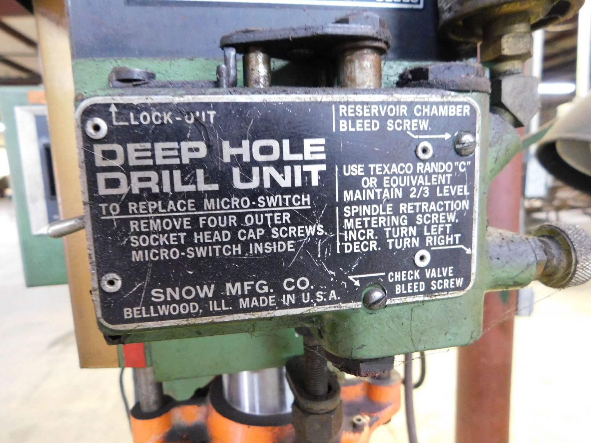 Snow Model DR-2-R Tapping Machine, s/n M41979-1284 - Image 6 of 8