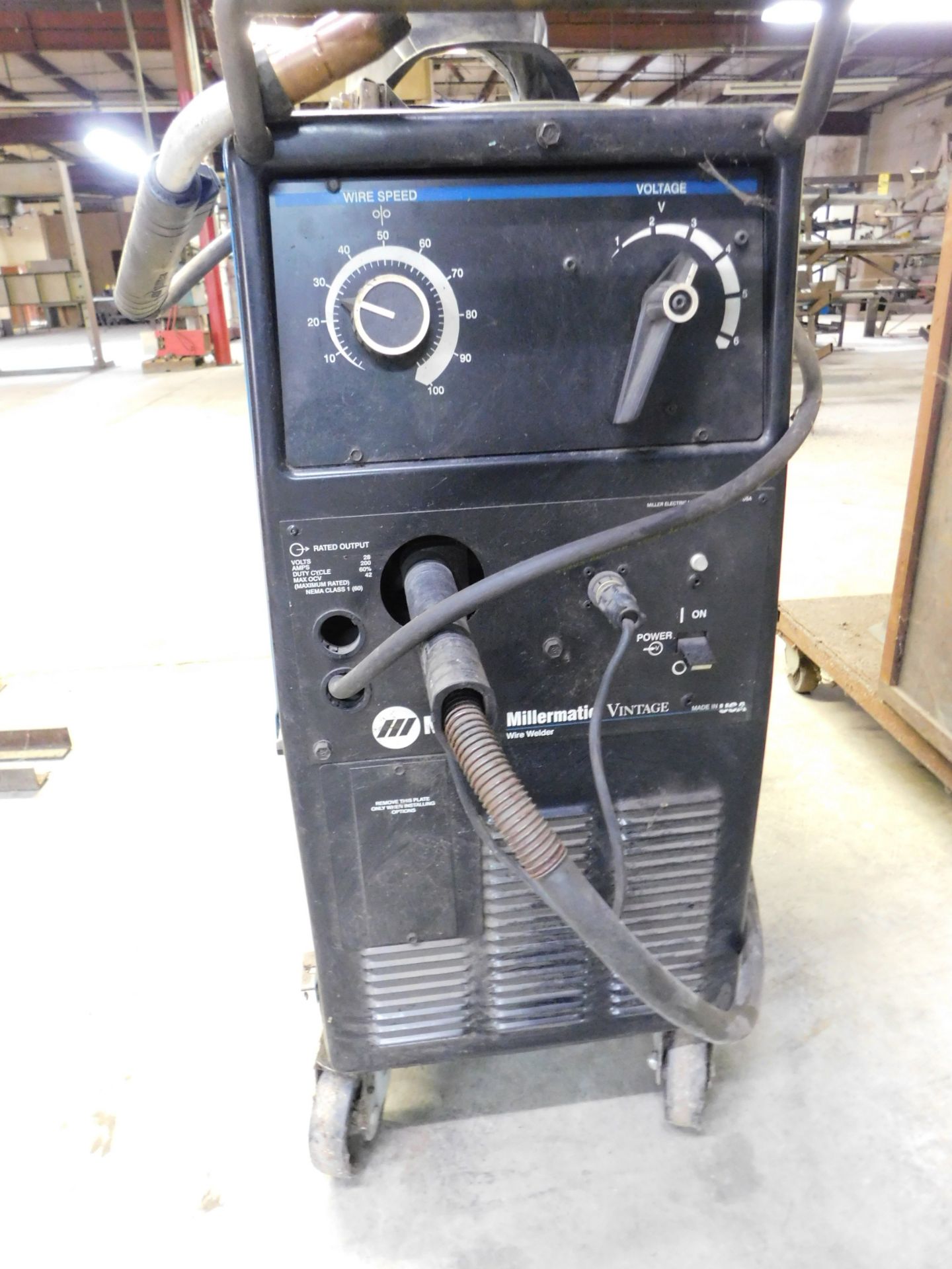 Miller Millermatic Vintage Mig Welder, s/n KJ253003, 230/1/60 AC - Image 3 of 4