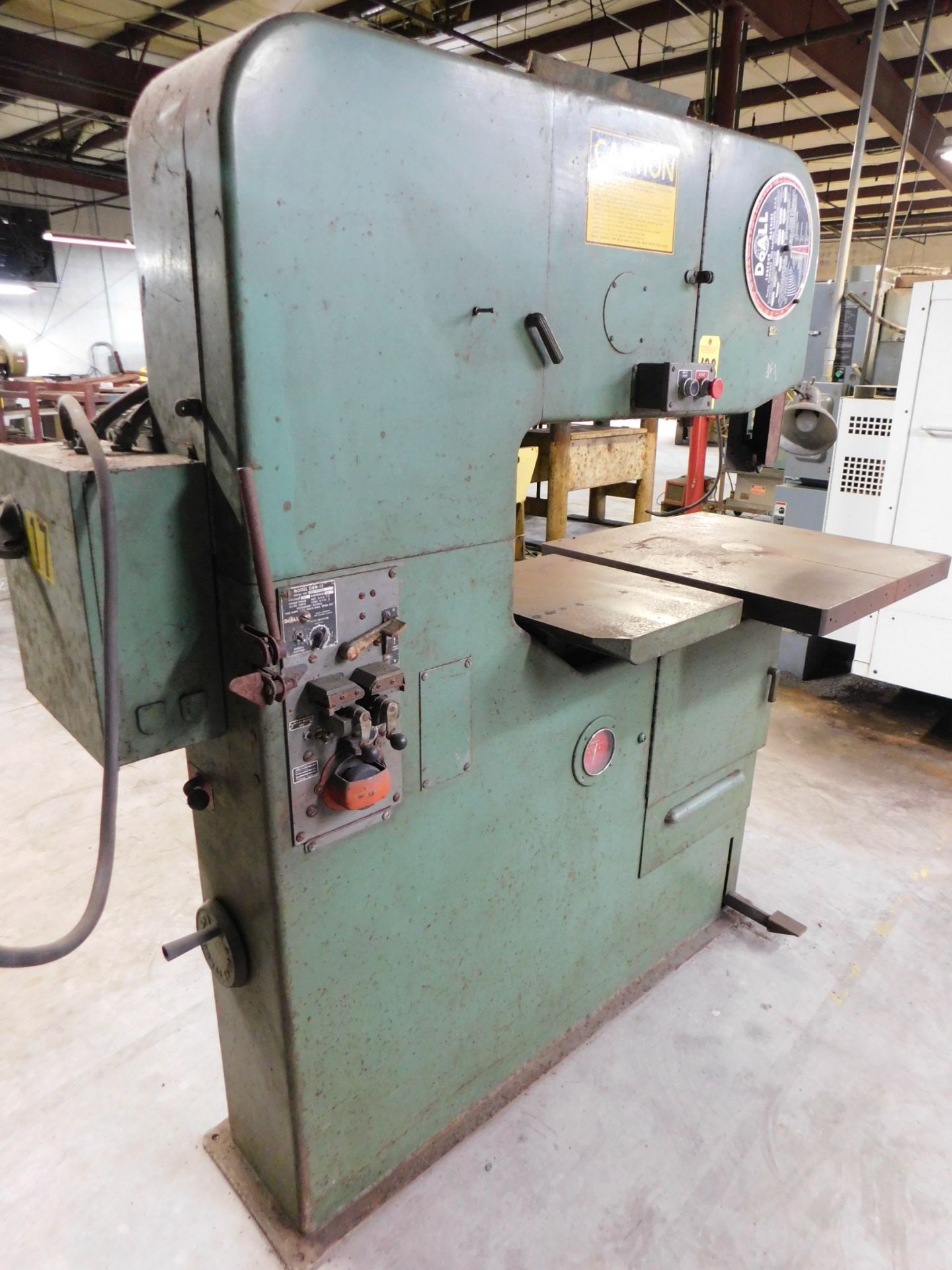 Do-All Model 3613-0, 36 Inch Vertical Band Saw, s/n 278-74542, Blade Welder - Image 2 of 9