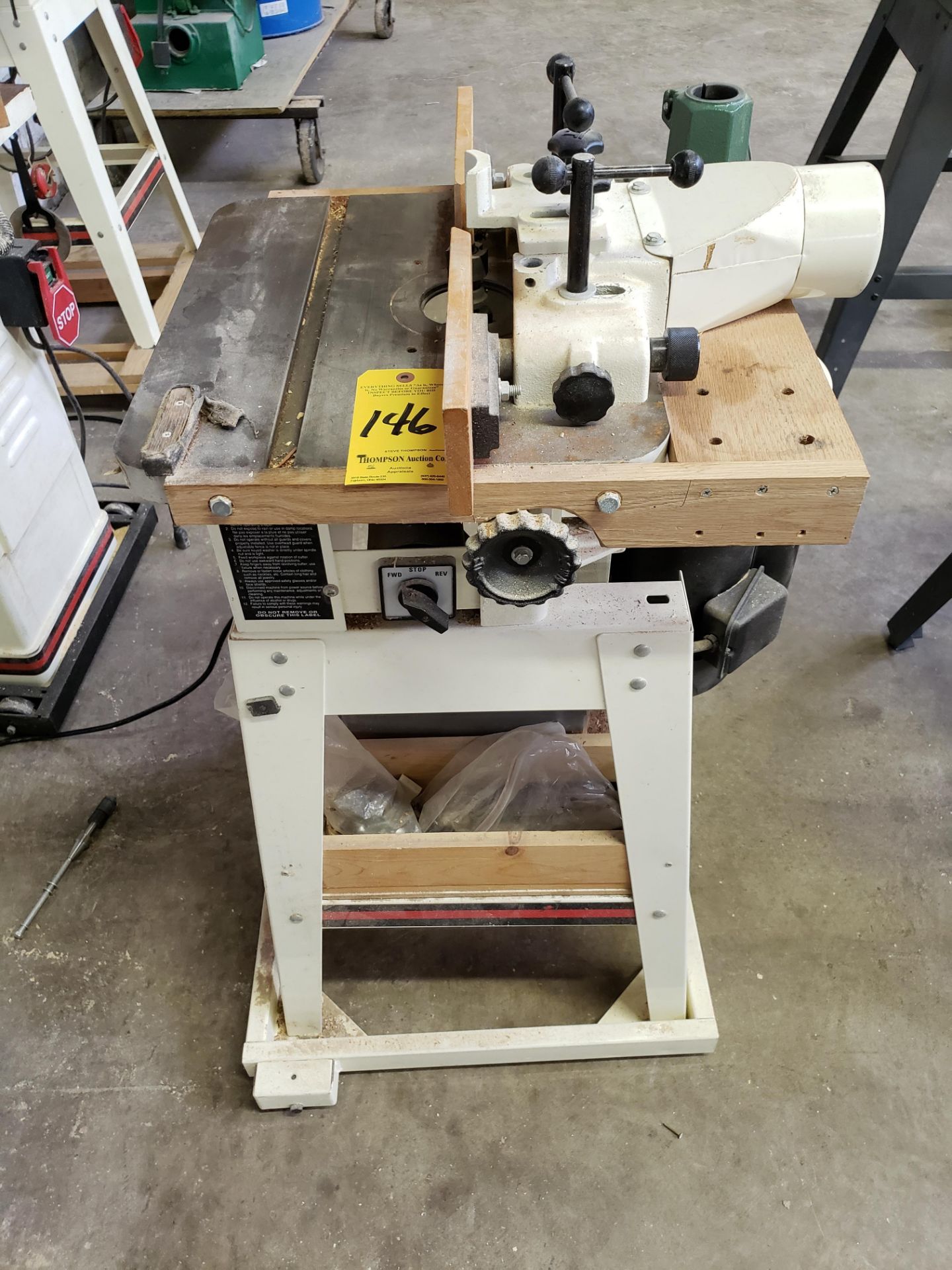 Jet Model JWS-18H Spindle Shaper, 1 HP, Loading Fee $25