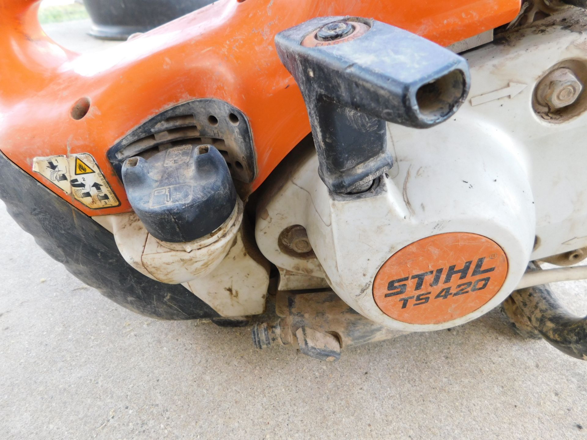 Stihl Model TS420 Gas-Powered Cut-Off Saw - Image 6 of 7