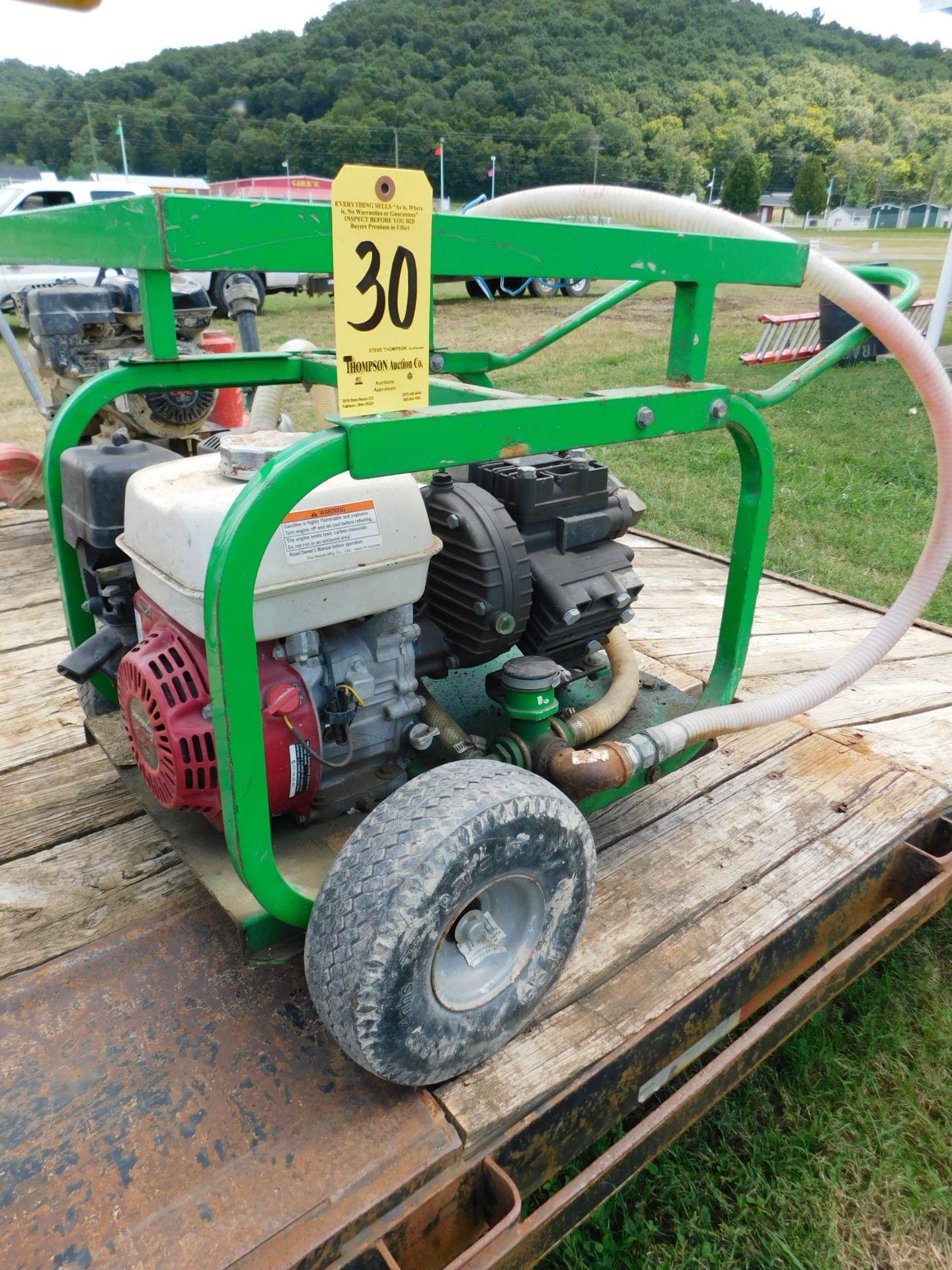 Rice Gas-Powered Hydrostatic Test Pump, with Honda GX160 Engine