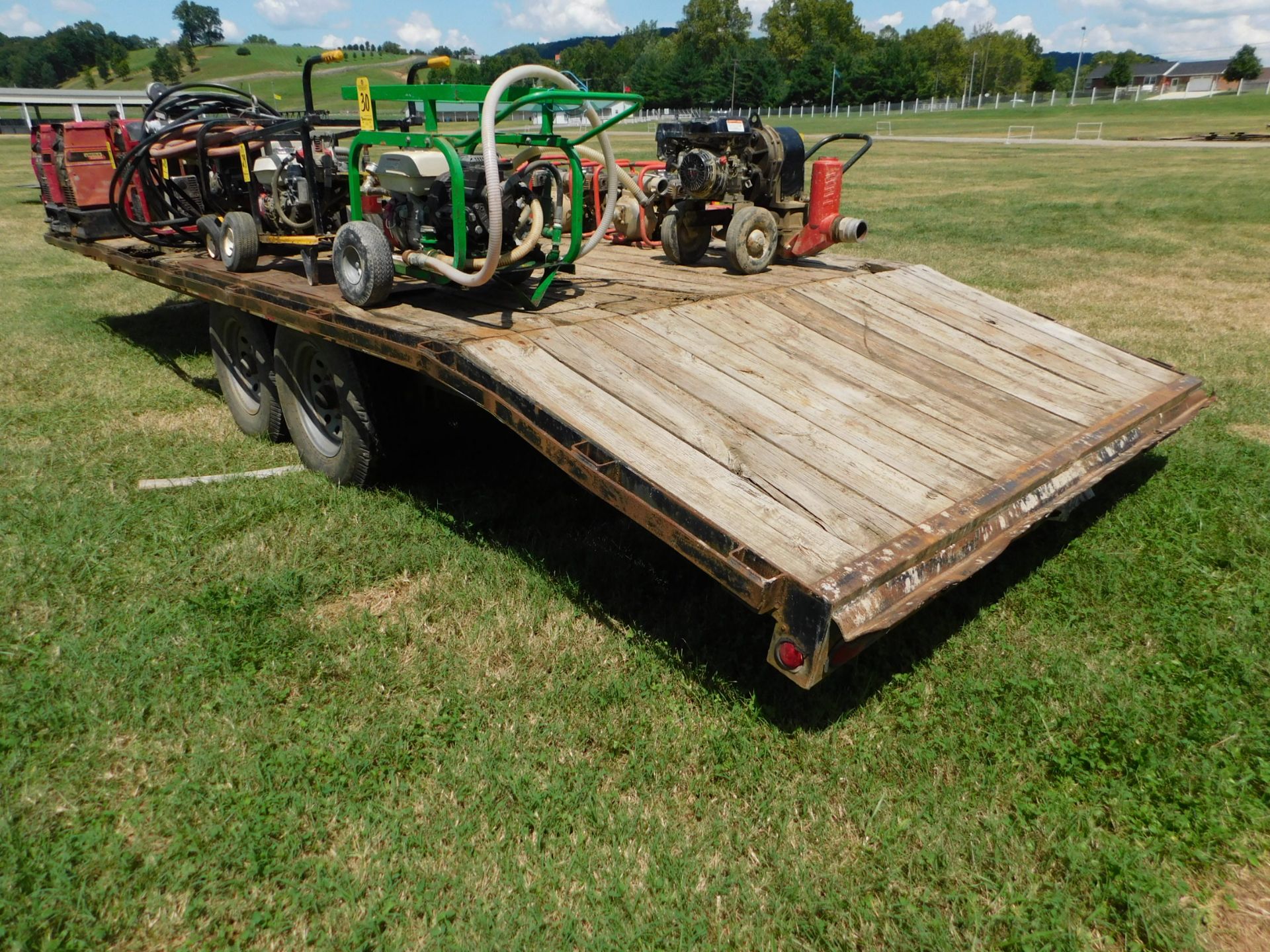 2010 Appalachian Tandem Axle Equipment Trailer, VIN 5Z5HF2223AS010397, 22' Overall Length, 18' Deck, - Image 5 of 25